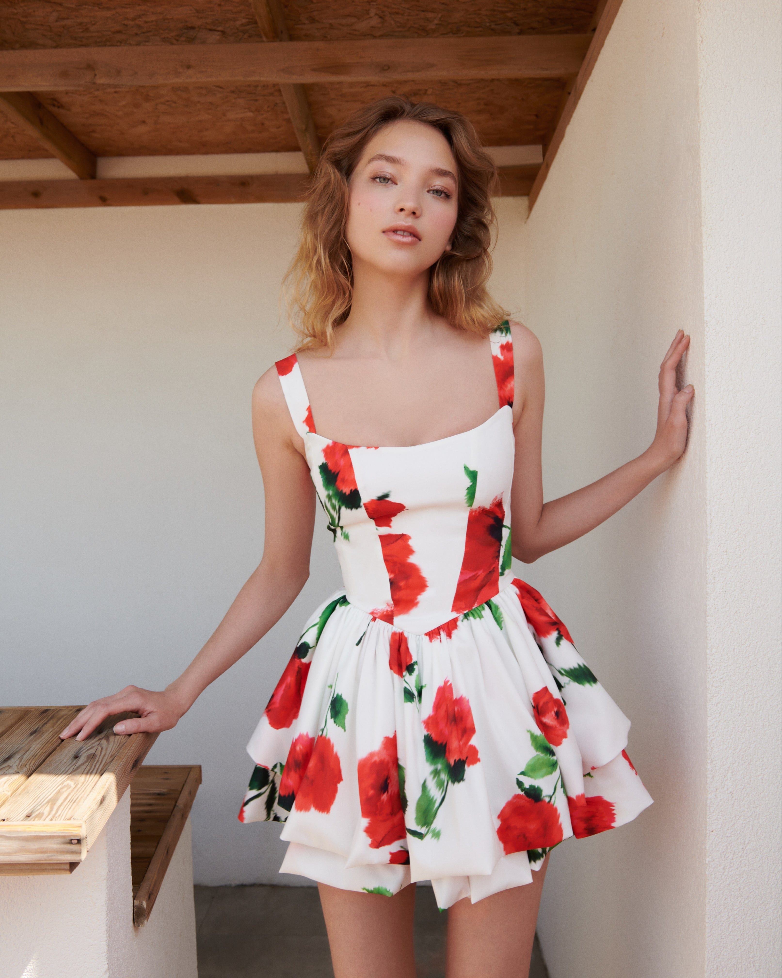 Este Dress in White made by Gigii's