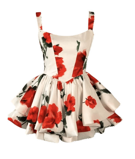 Este Dress in White made by Gigii's