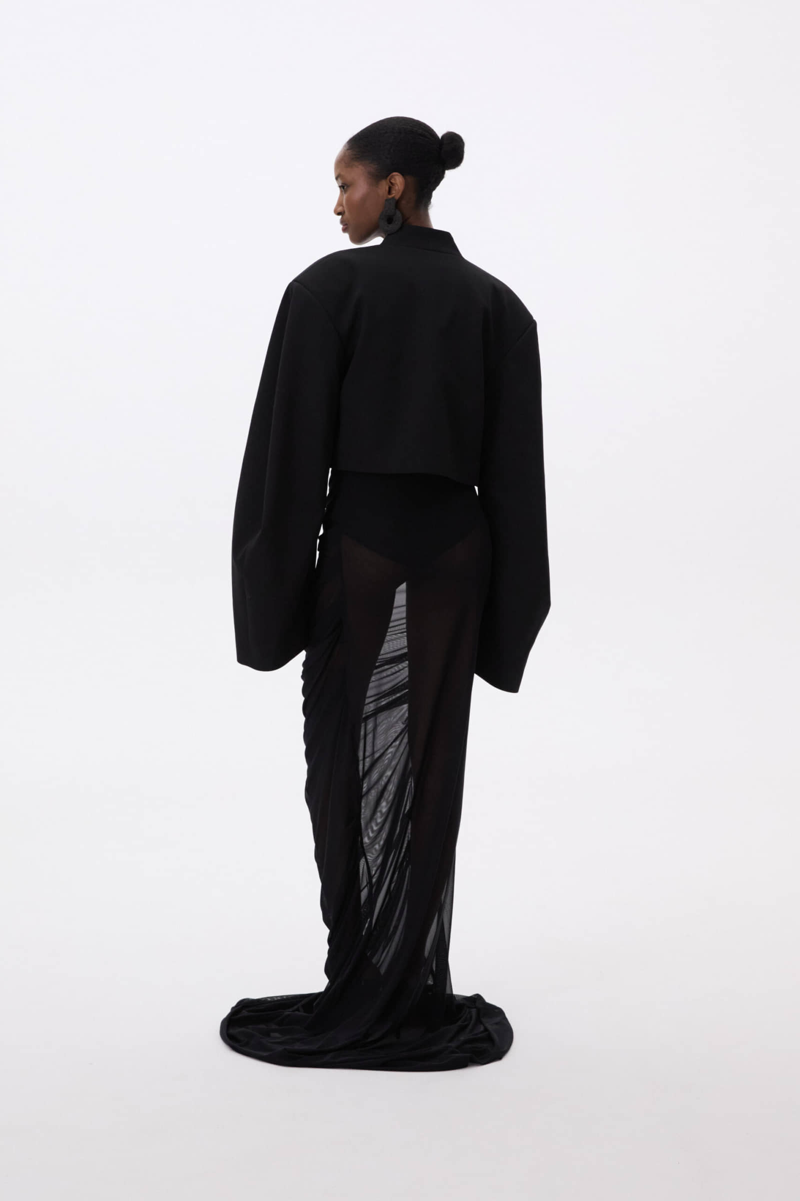 Short Blazer With Fancy Sleeves made by YAVORSKA