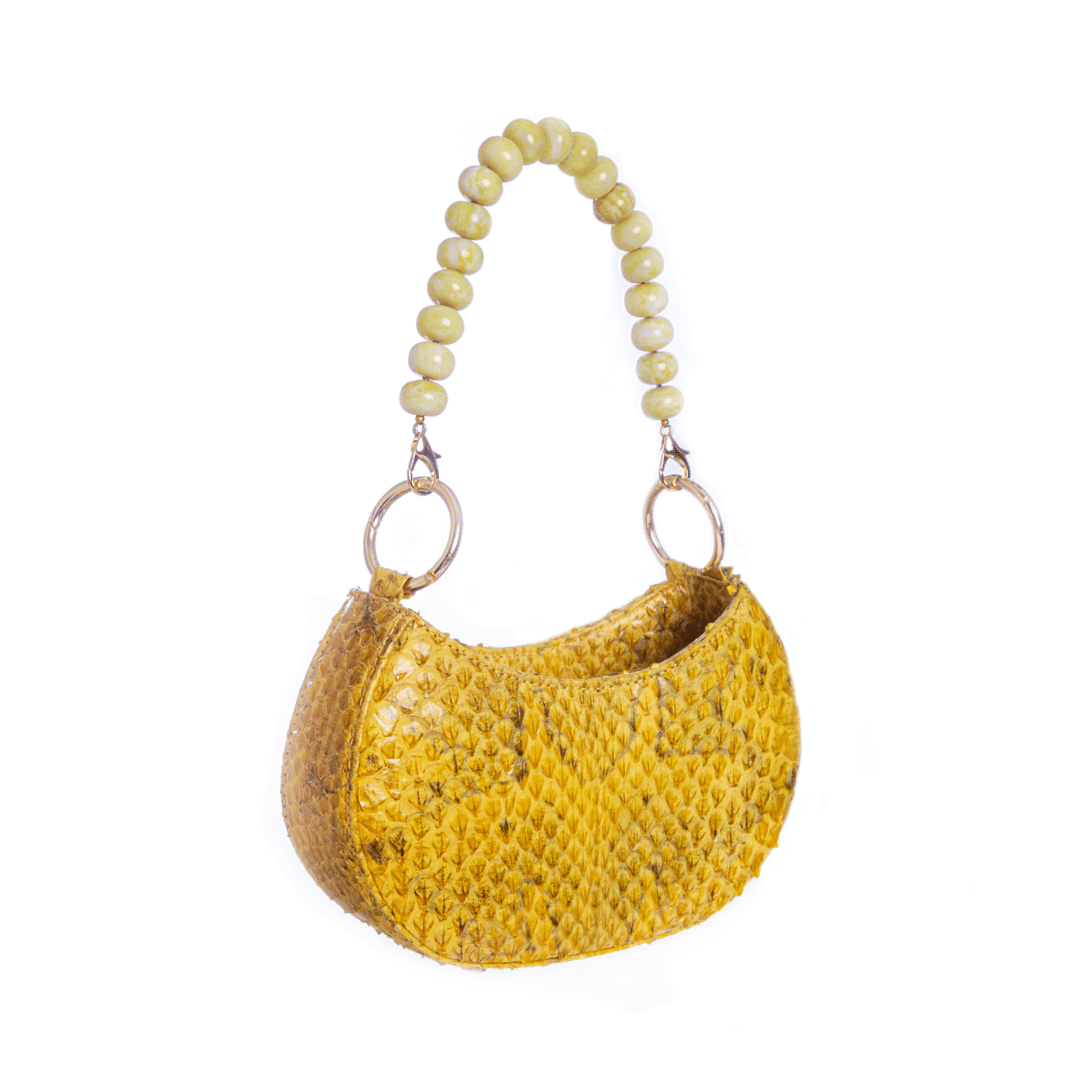 Basita - Yellow - Hand Bag made by ALIEL