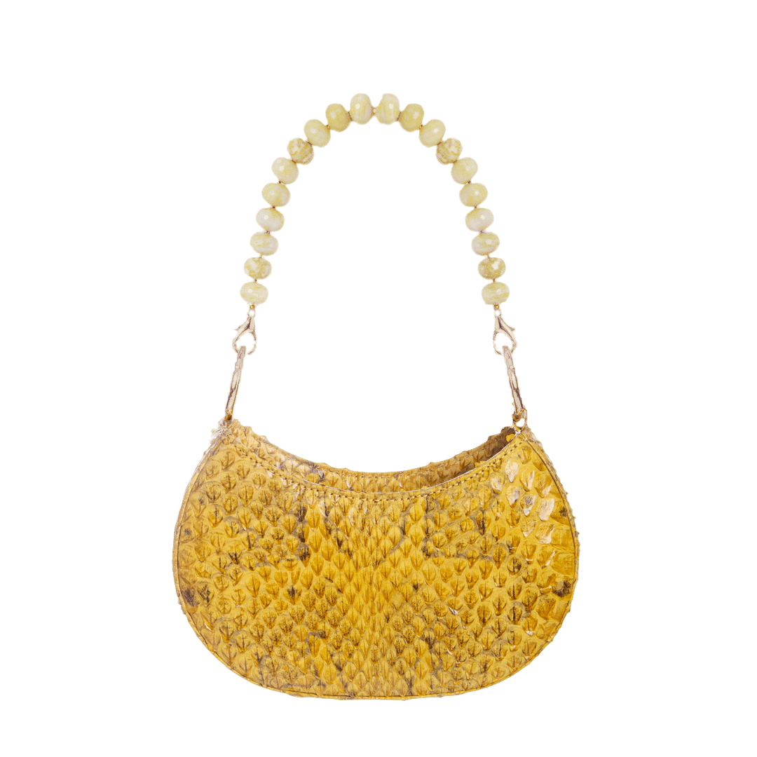 Basita - Yellow - Hand Bag made by ALIEL