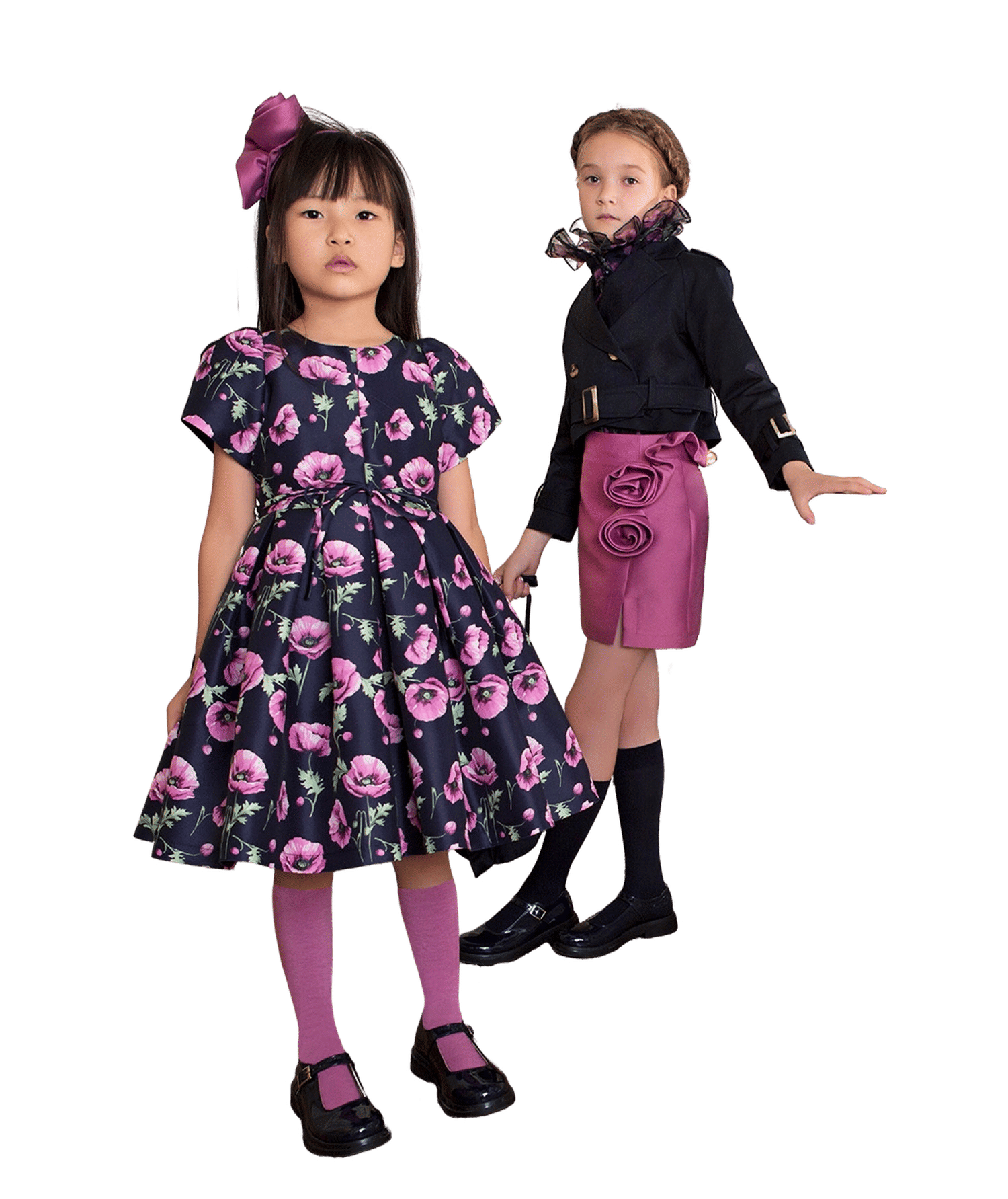 Orchid Valley Girls Dress made by Mama Luma