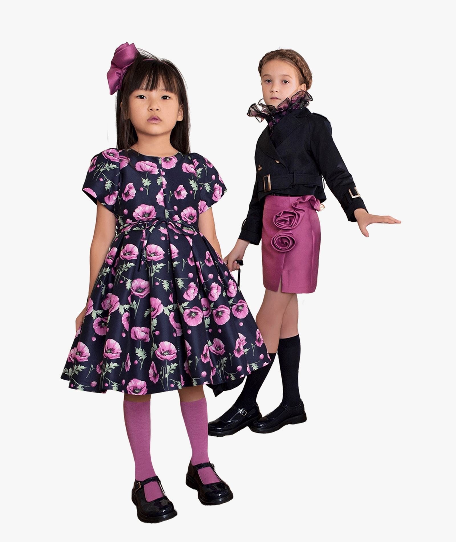 Orchid Valley Girls Dress made by Mama Luma