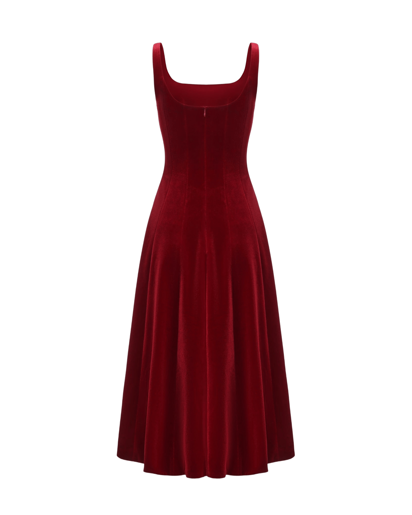 Eleanora Velvet Maxi Dress (Red) made by Nana Jacqueline