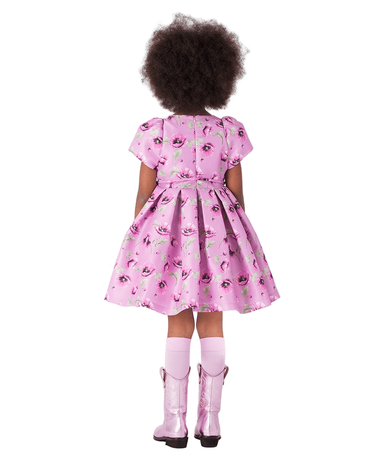 Orchid Valley Girls Dress made by Mama Luma