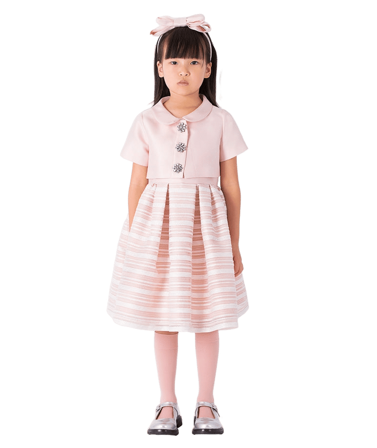 Enchanting Brooch Girls Dress made by Mama Luma