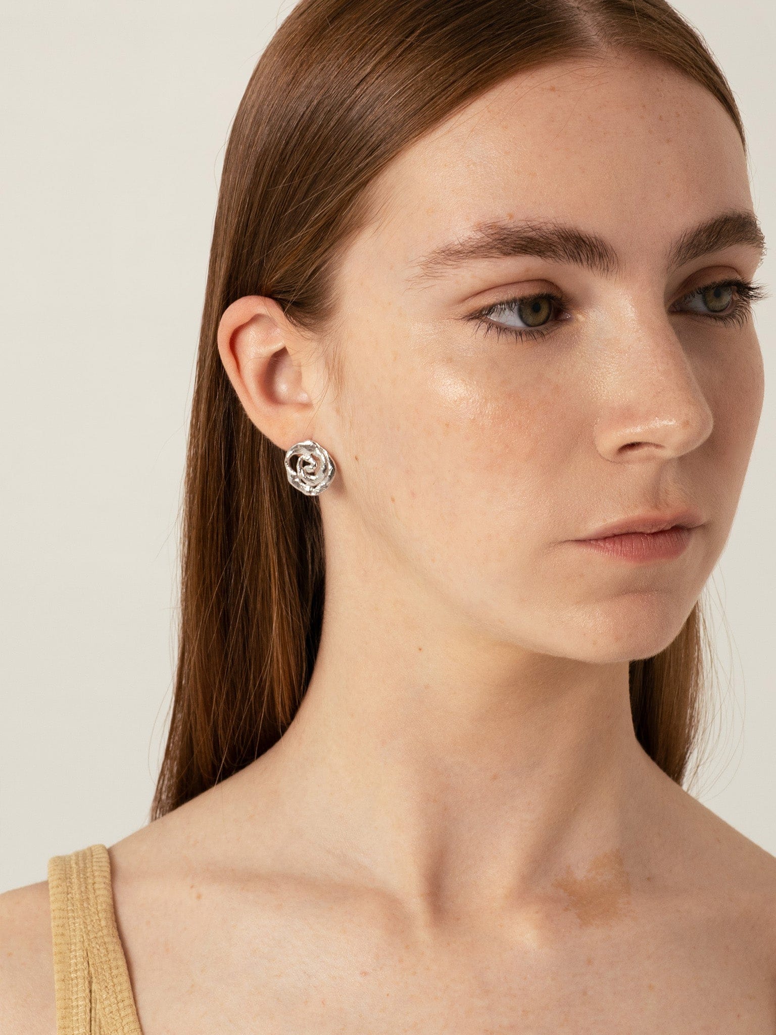 Origin Small Earrings Silver made by Eva Remenyi