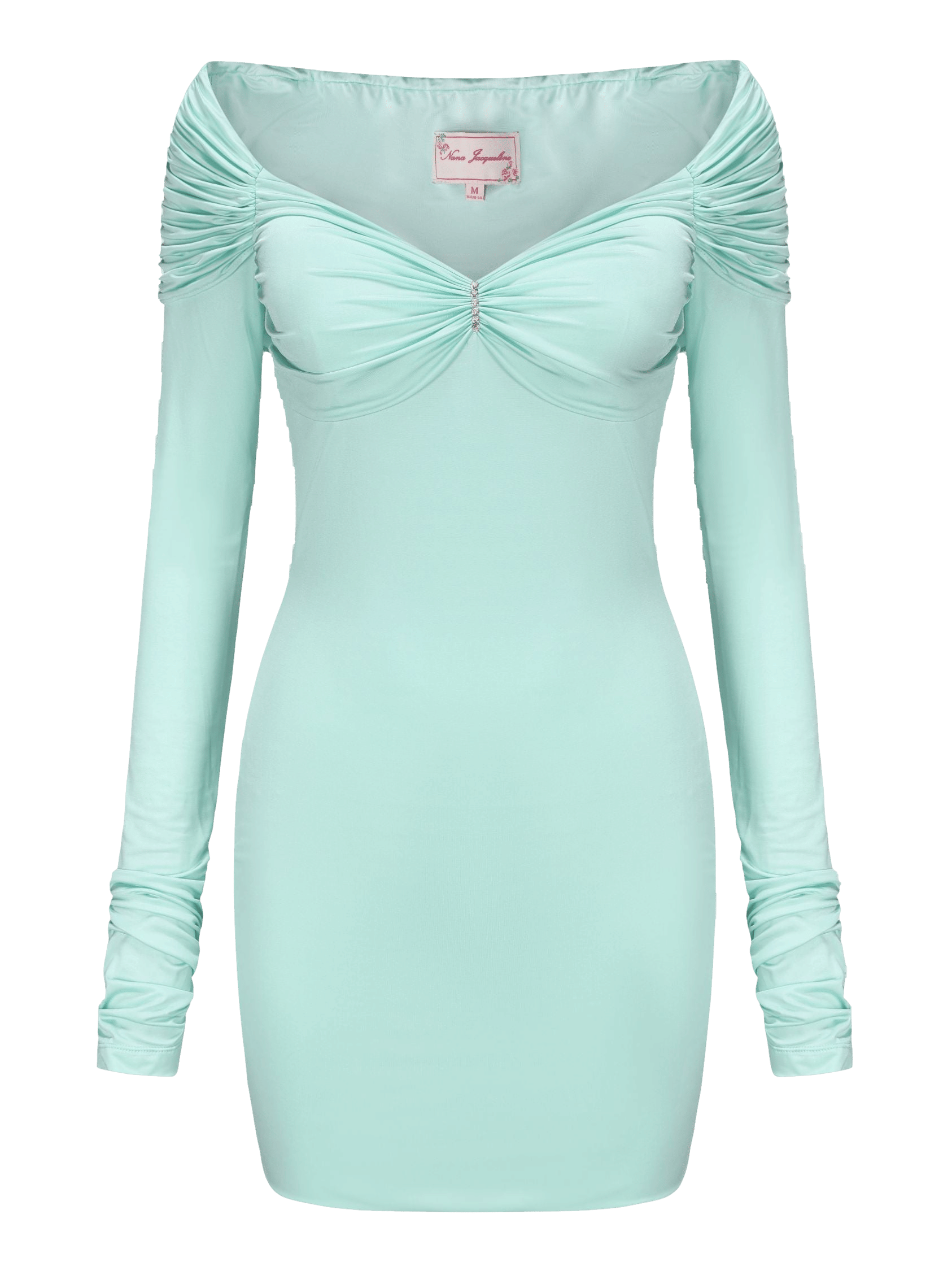 Olivia Dress (Mint) (Final Sale) in Green made by Nana Jacqueline