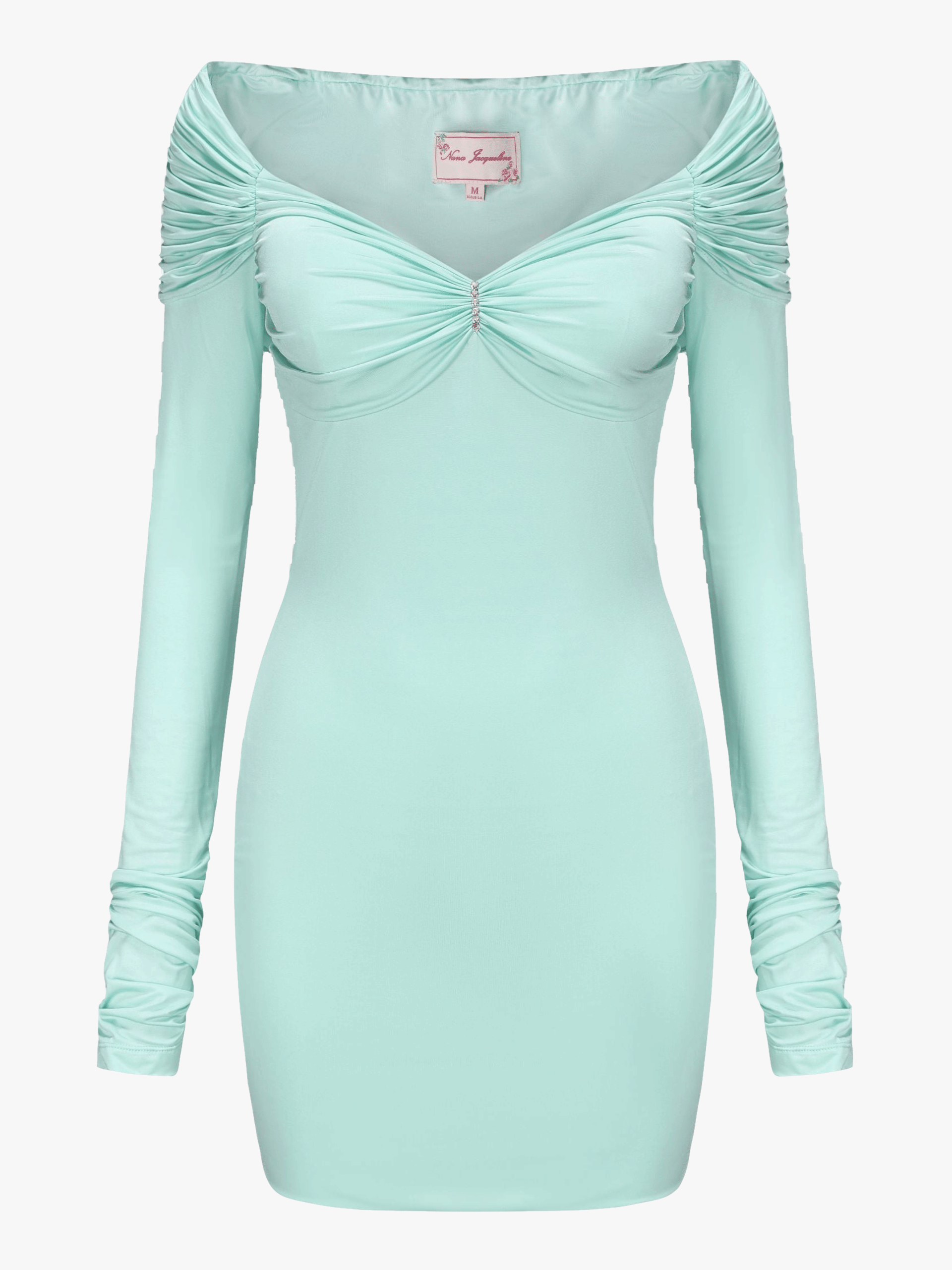 Olivia Dress (Mint) (Final Sale) in Green made by Nana Jacqueline