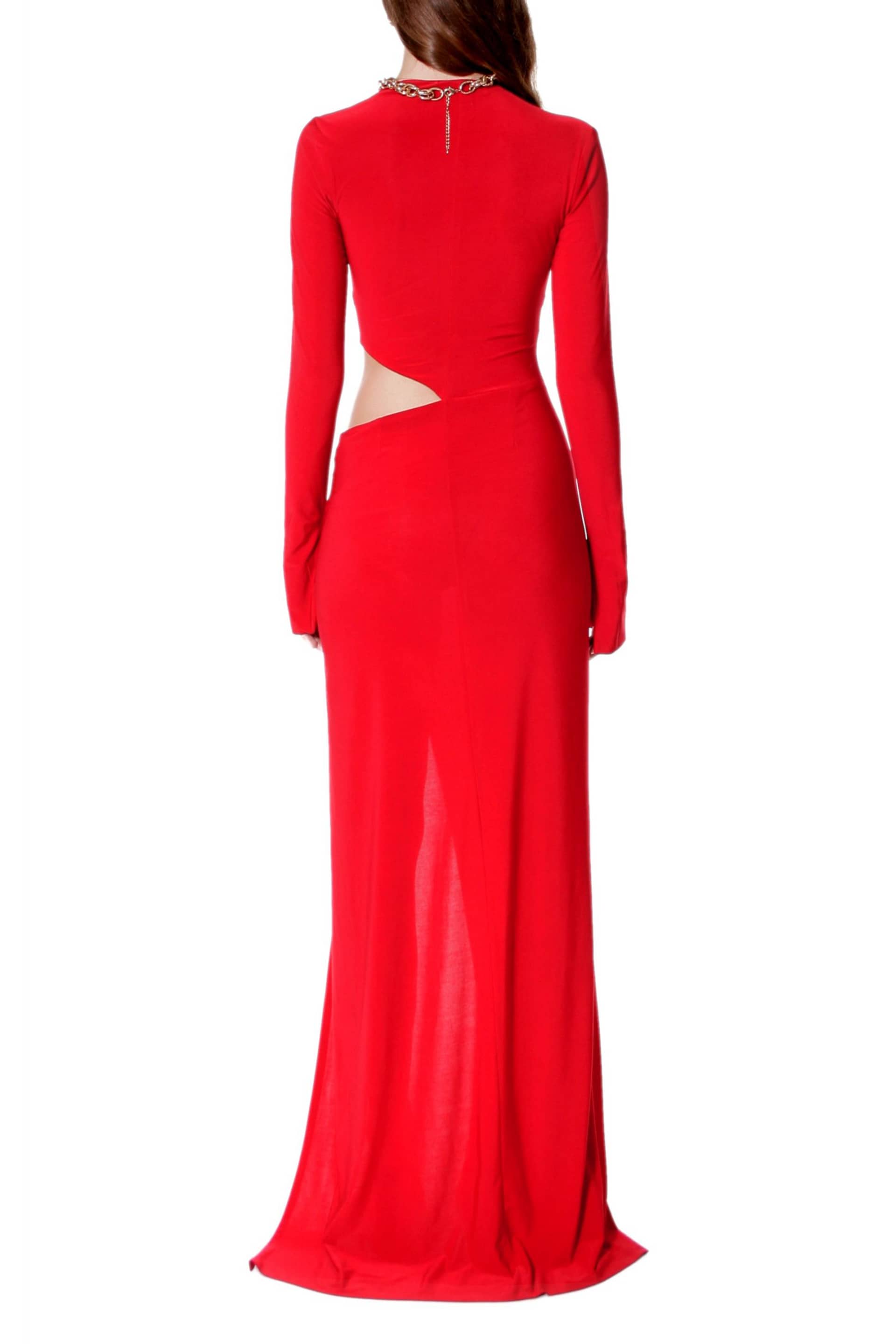 Dress Skylar Million Dollar Red in Red made by HALEWSKI
