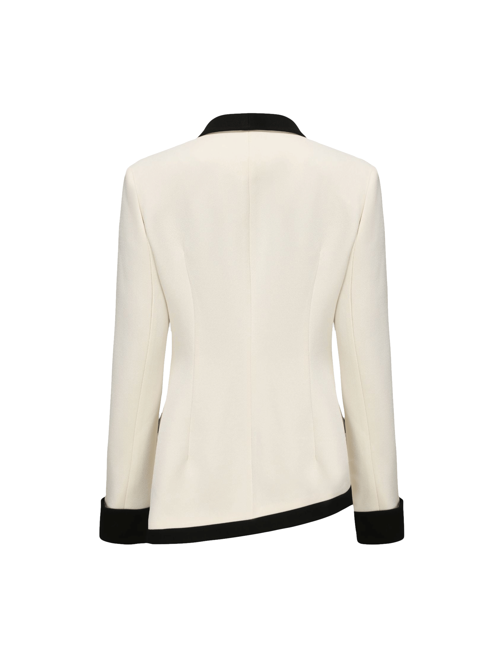 Brooke Suit Jacket (Beige) in White made by Nana Jacqueline