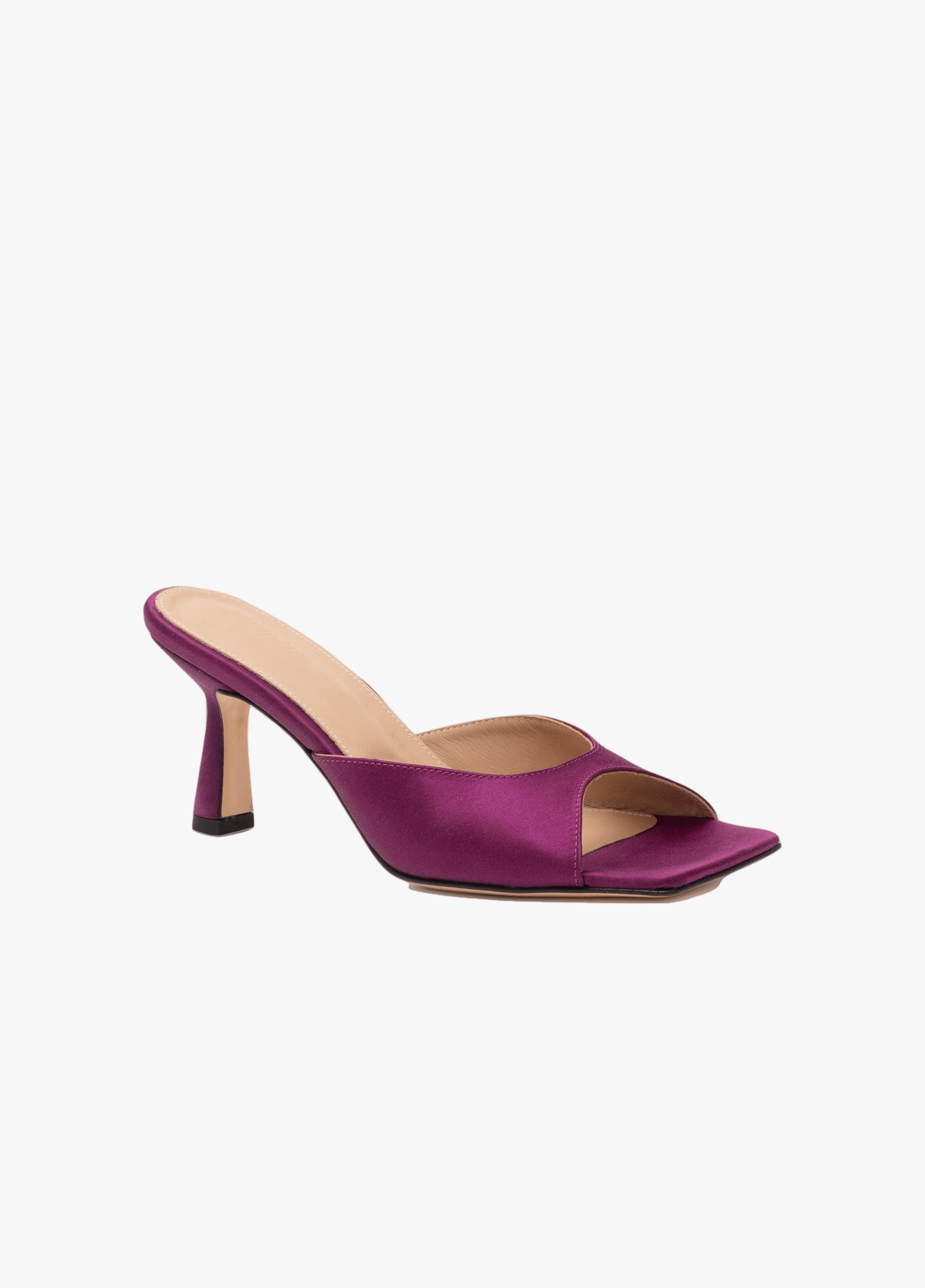 Leva Mules in Purple made by Miyana Berlin