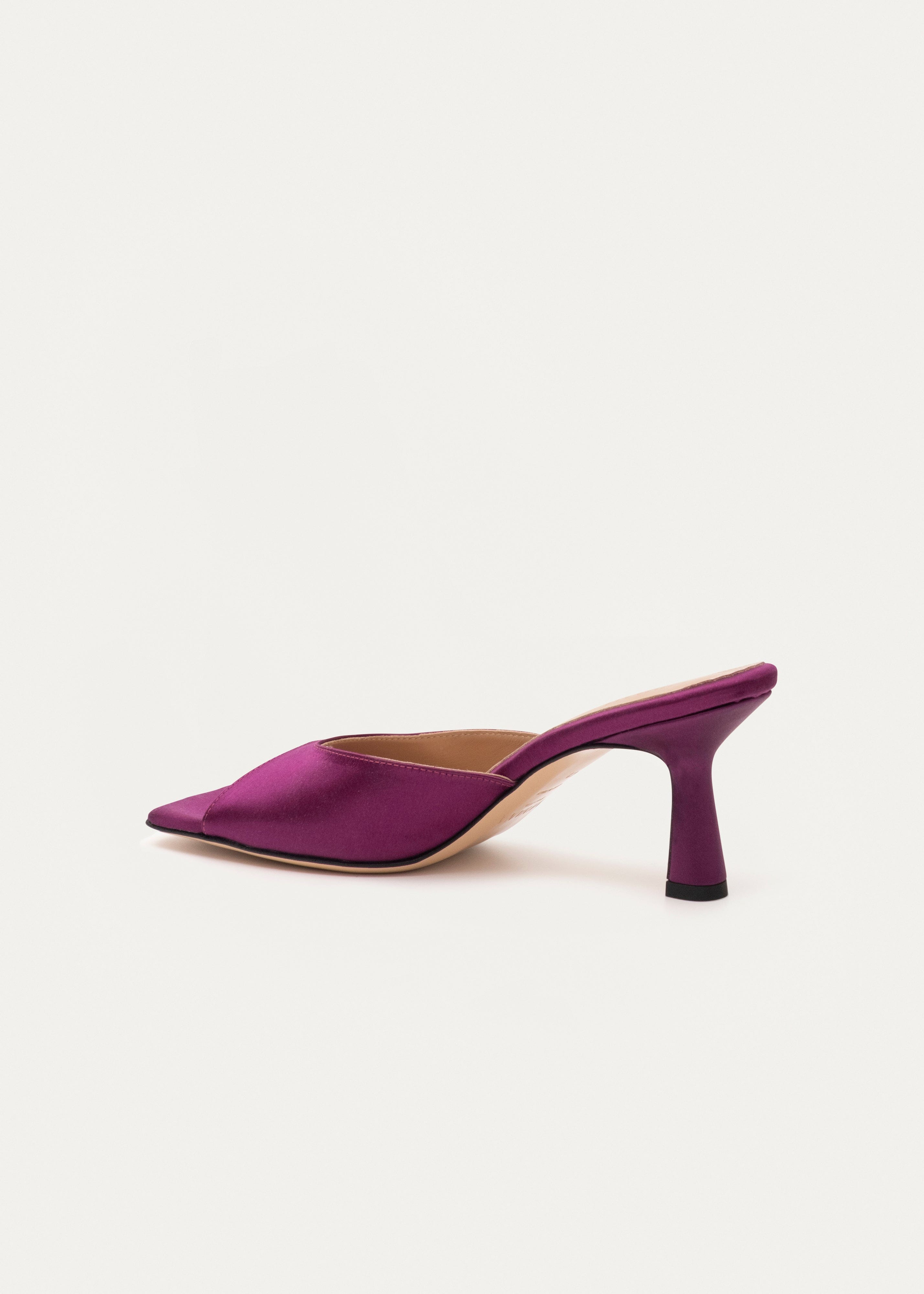 Leva Mules in Purple made by Miyana Berlin