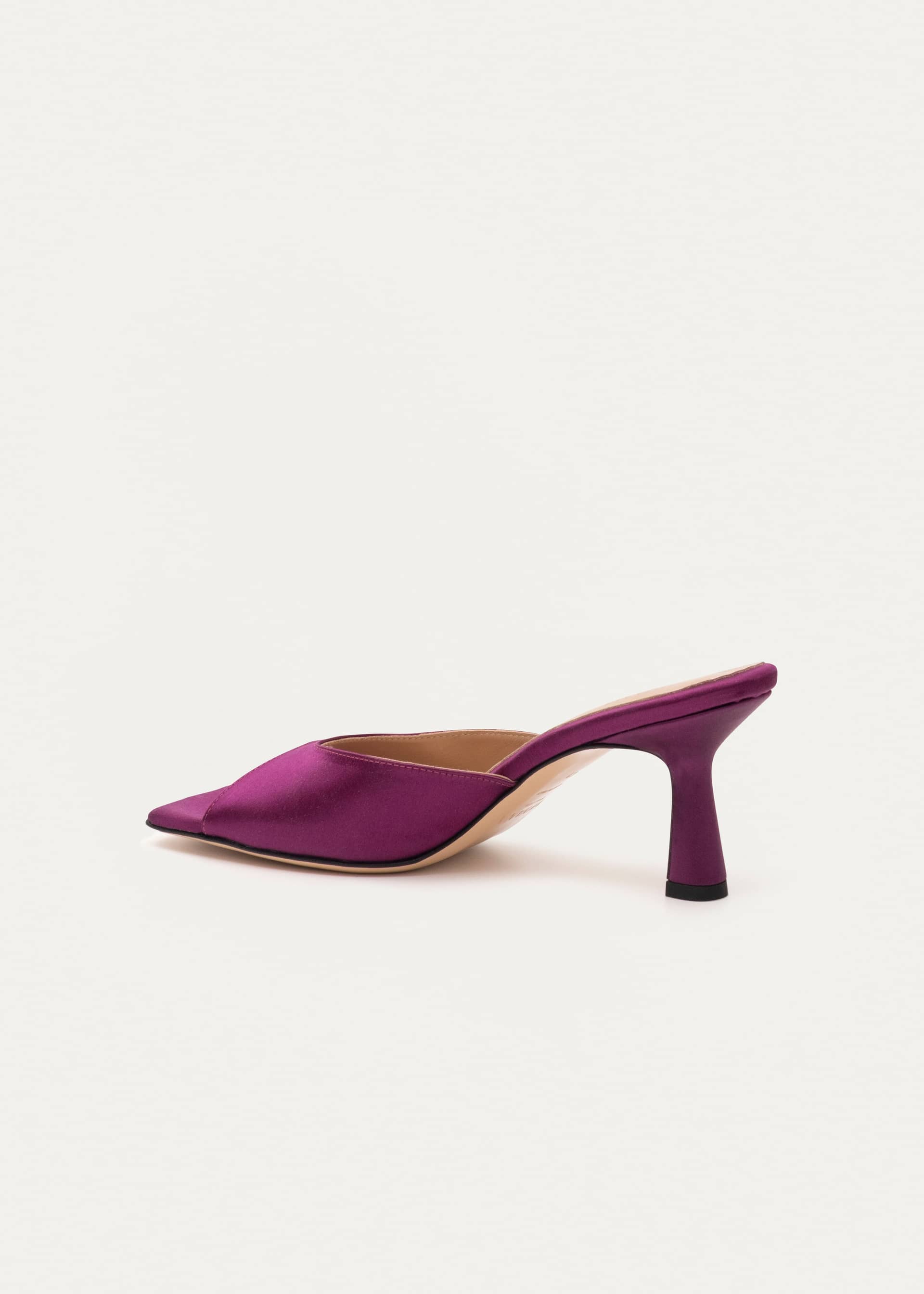 Leva Mules in Purple made by Miyana Berlin