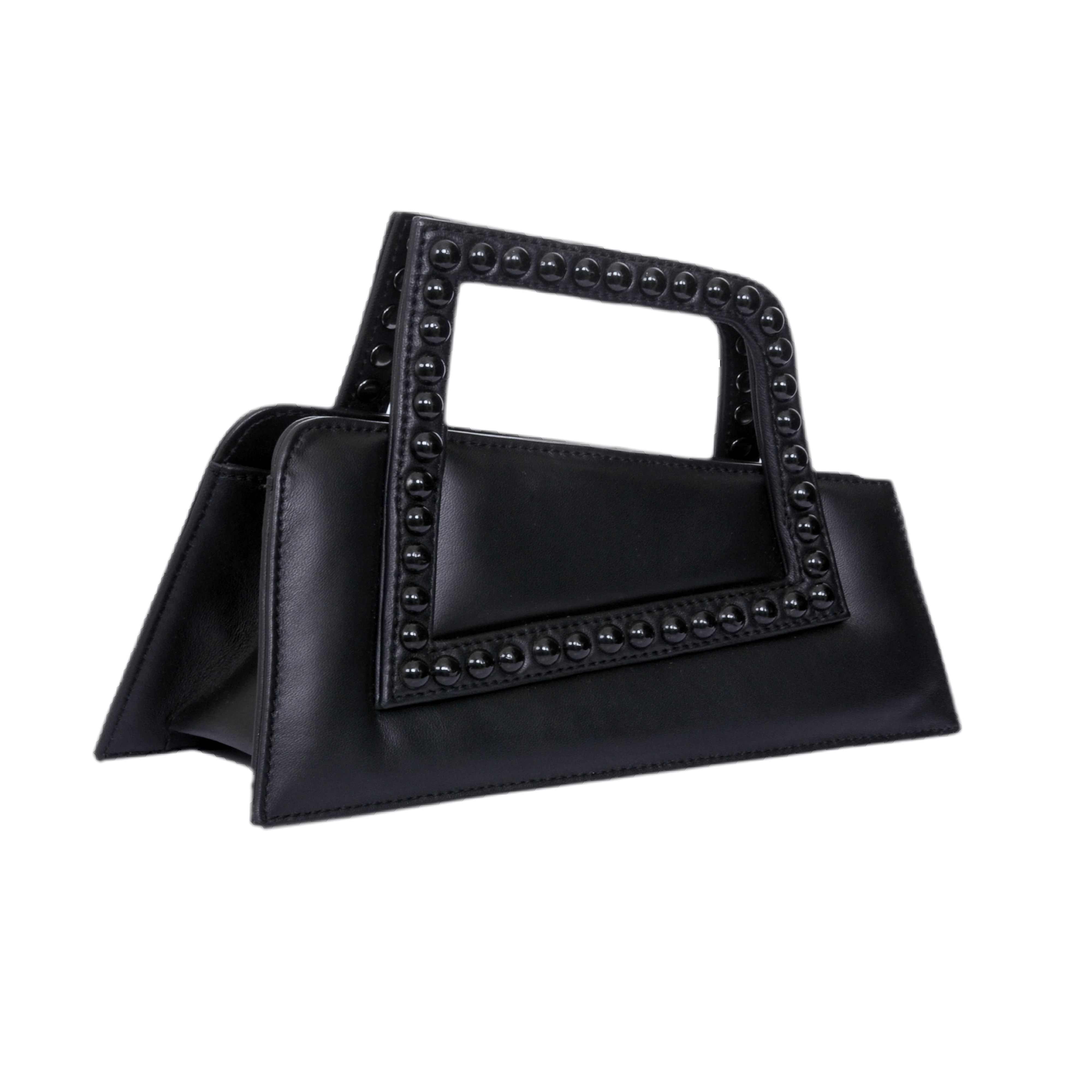 Jalila - Black - Top Handle Bag made by ALIEL