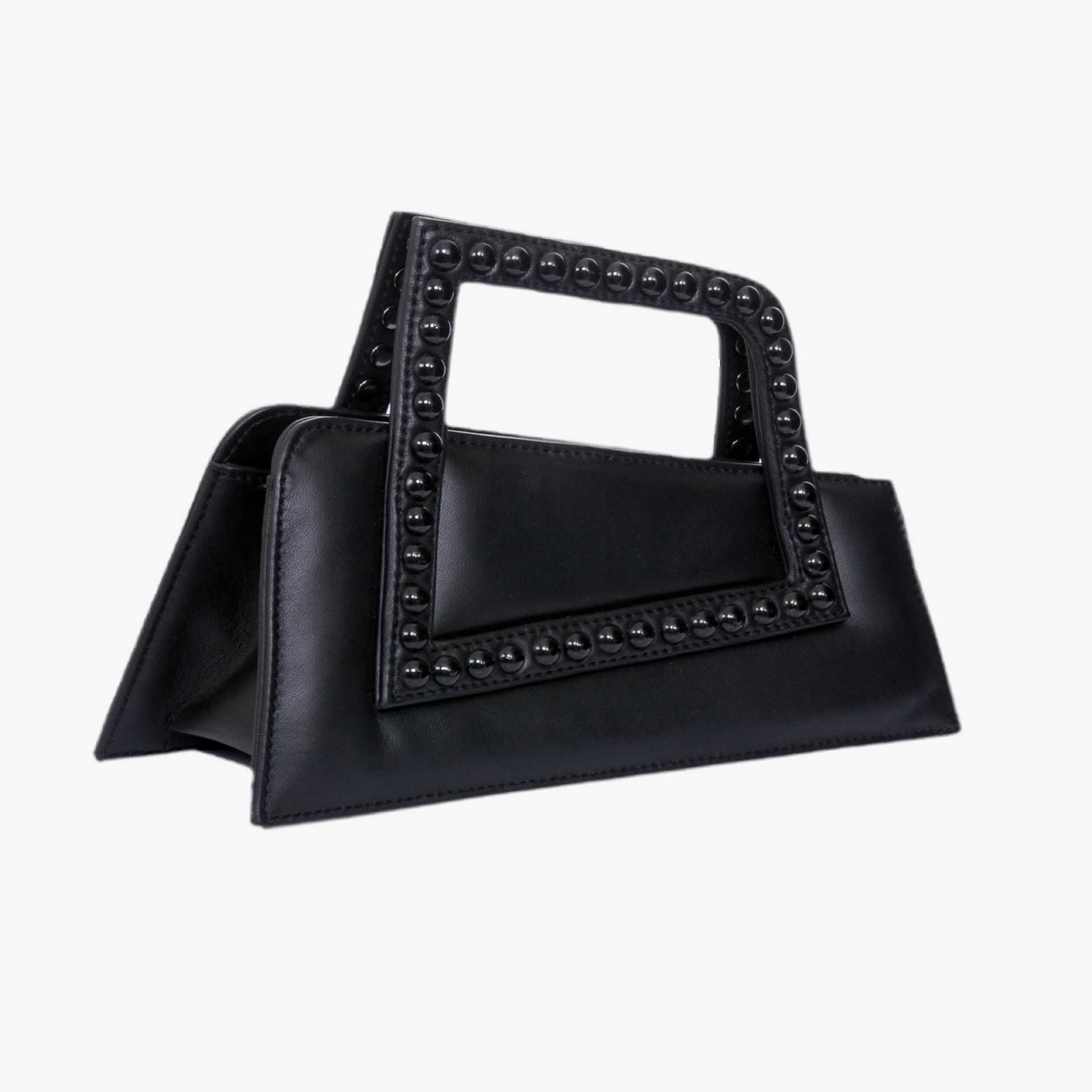 Jalila - Black - Top Handle Bag made by ALIEL