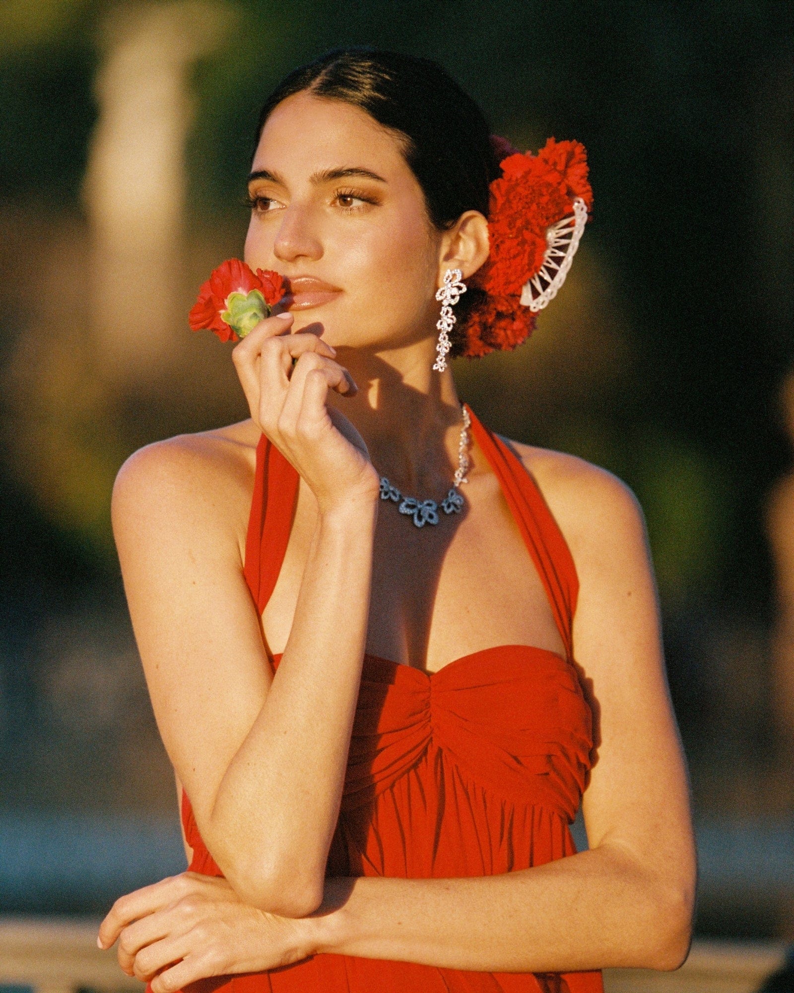 Mariah Dress (Red) made by Nana Jacqueline