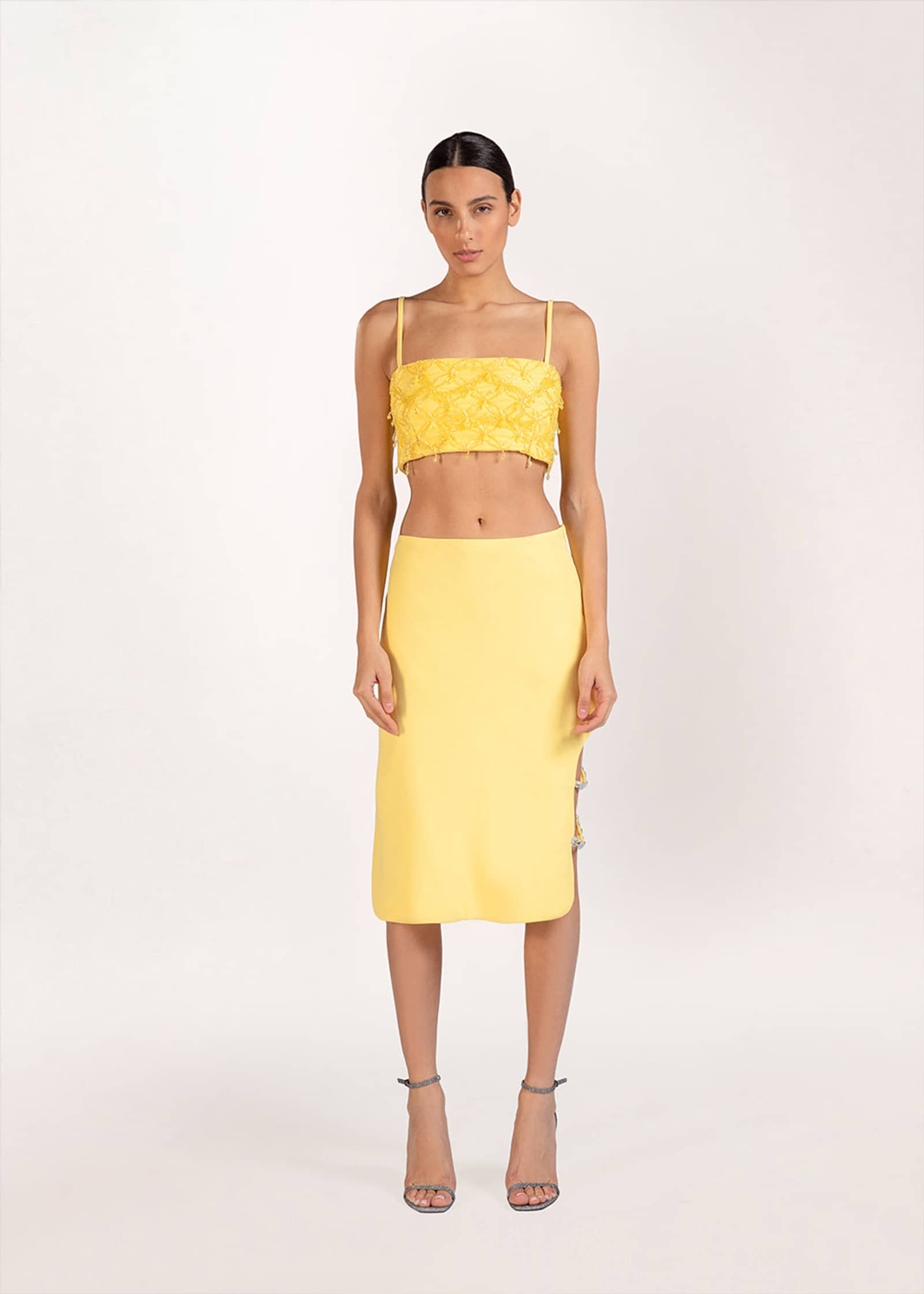 Kaia midi embellished skirt made by Monika Dimova