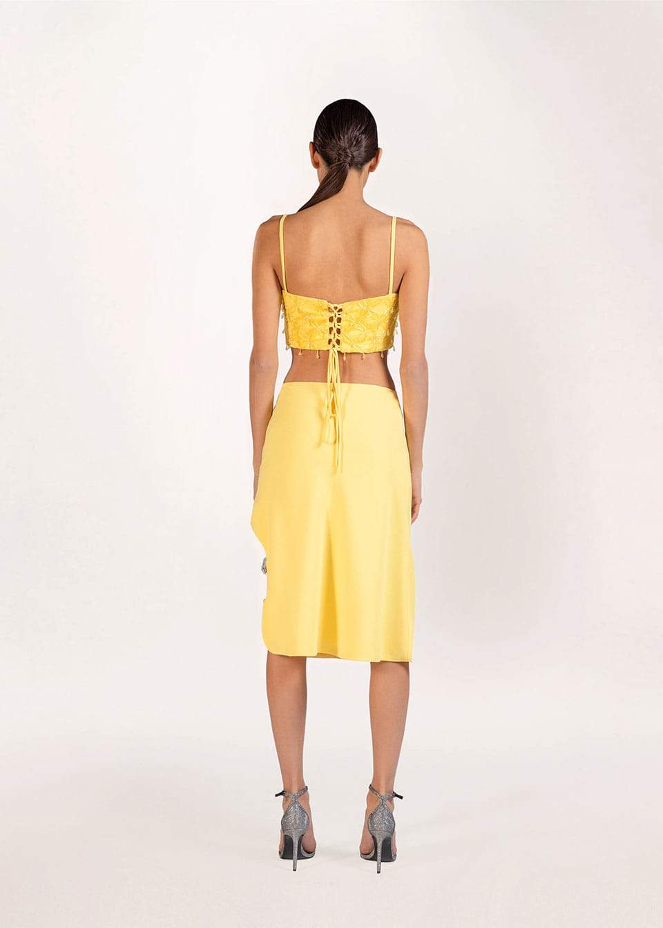 Kaia midi embellished skirt made by Monika Dimova