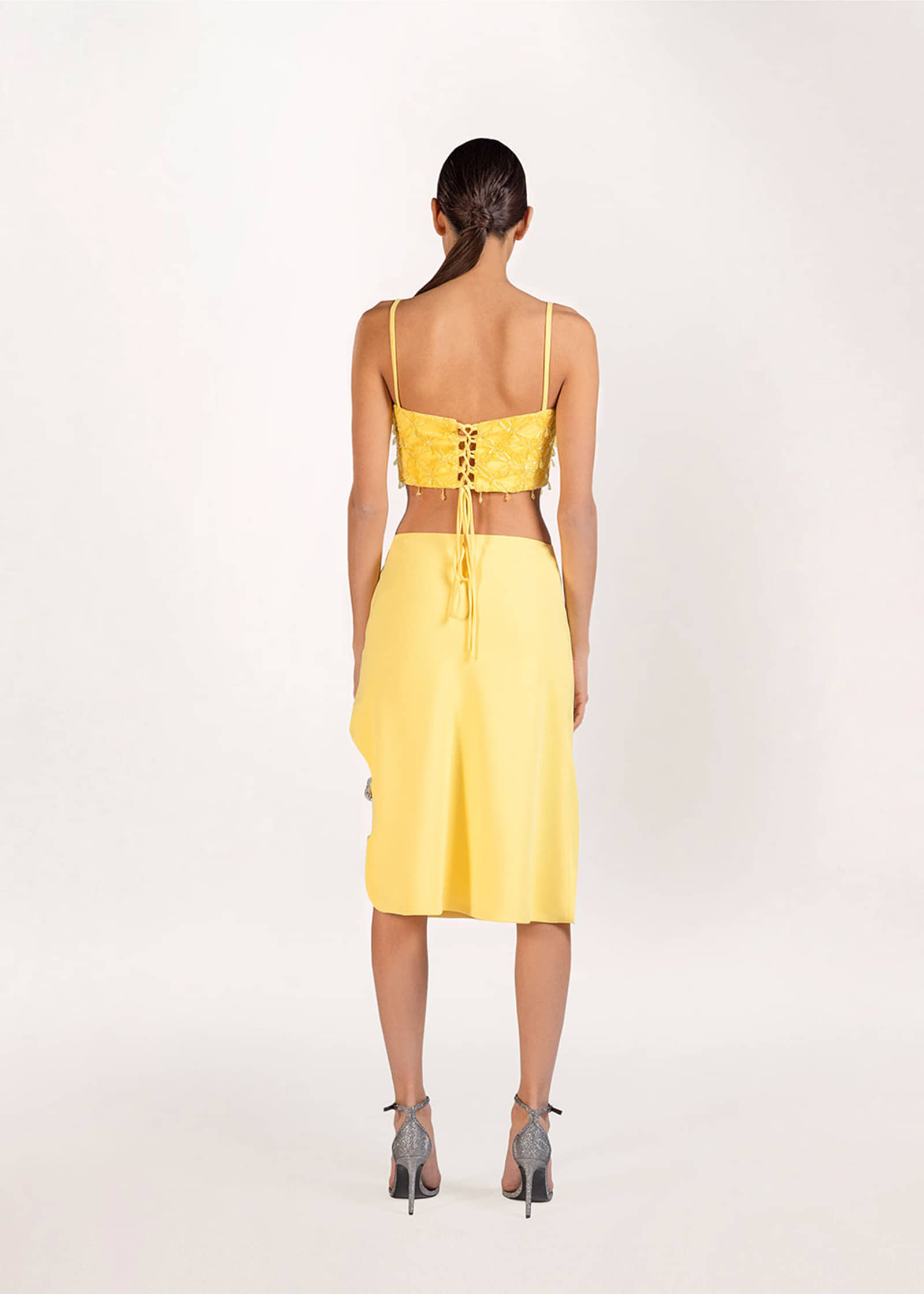 Kaia midi embellished skirt made by Monika Dimova