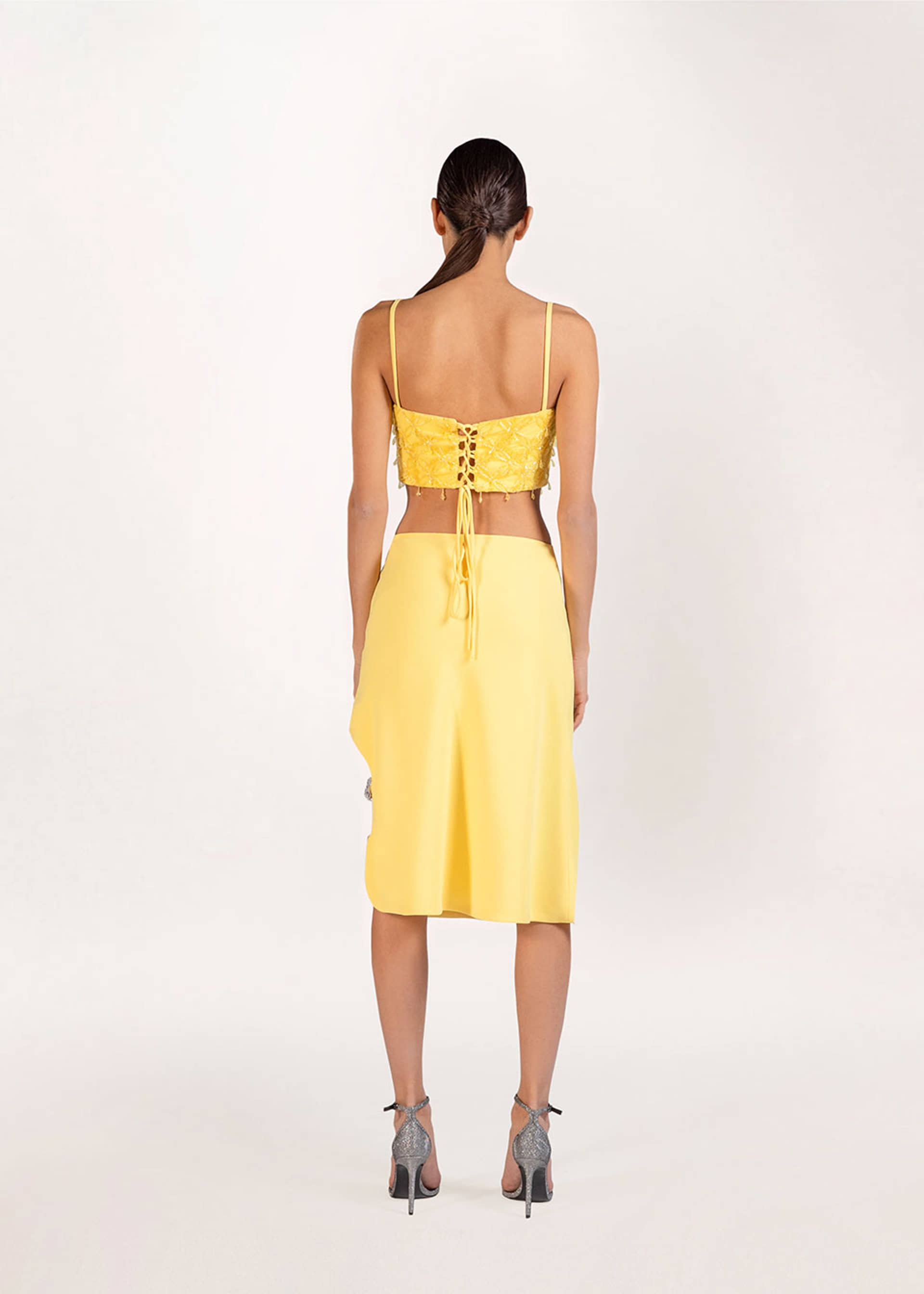 Kaia midi embellished skirt made by Monika Dimova