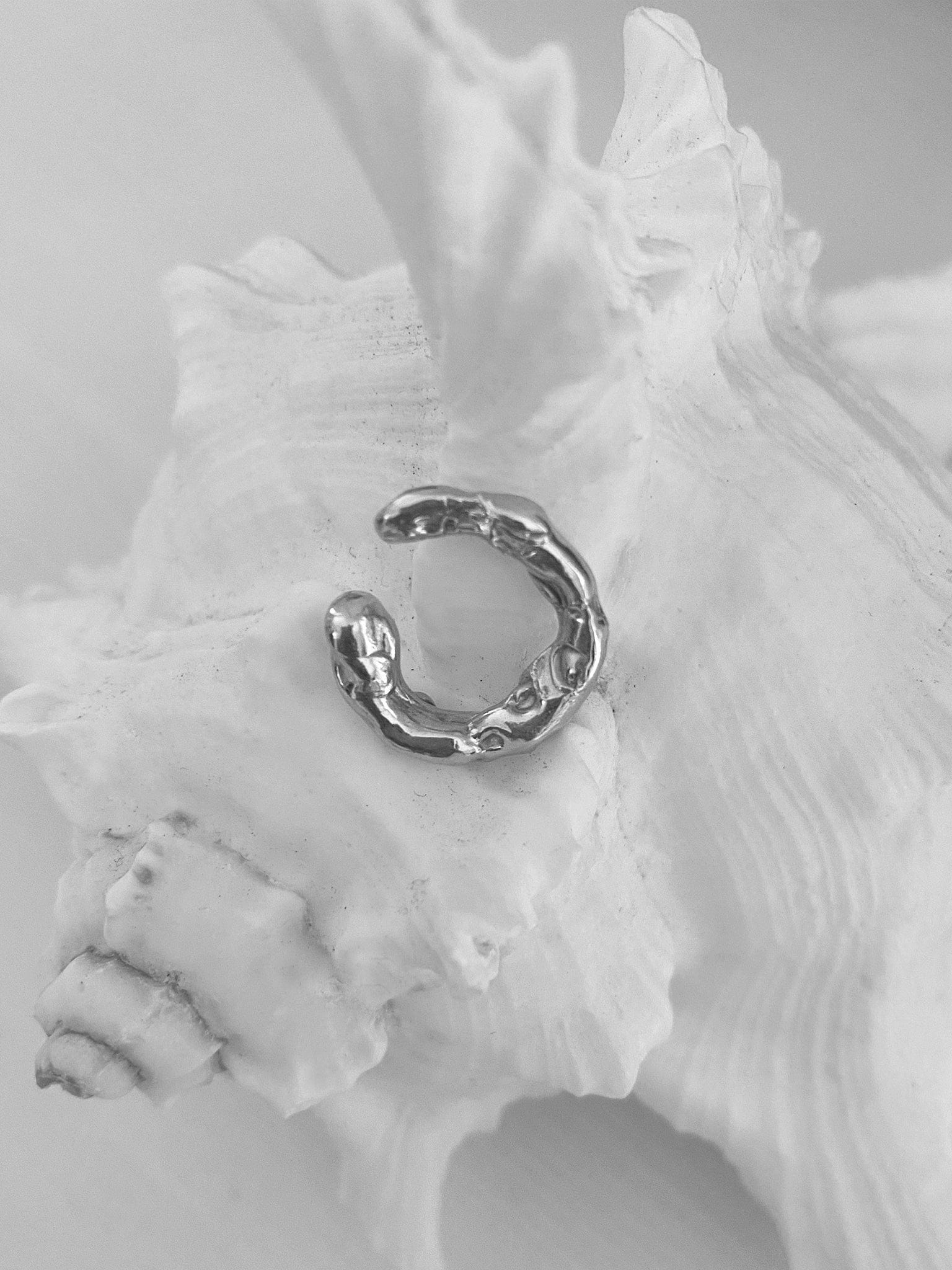 Talisman Ear Cuff Silver in Silver made by Eva Remenyi