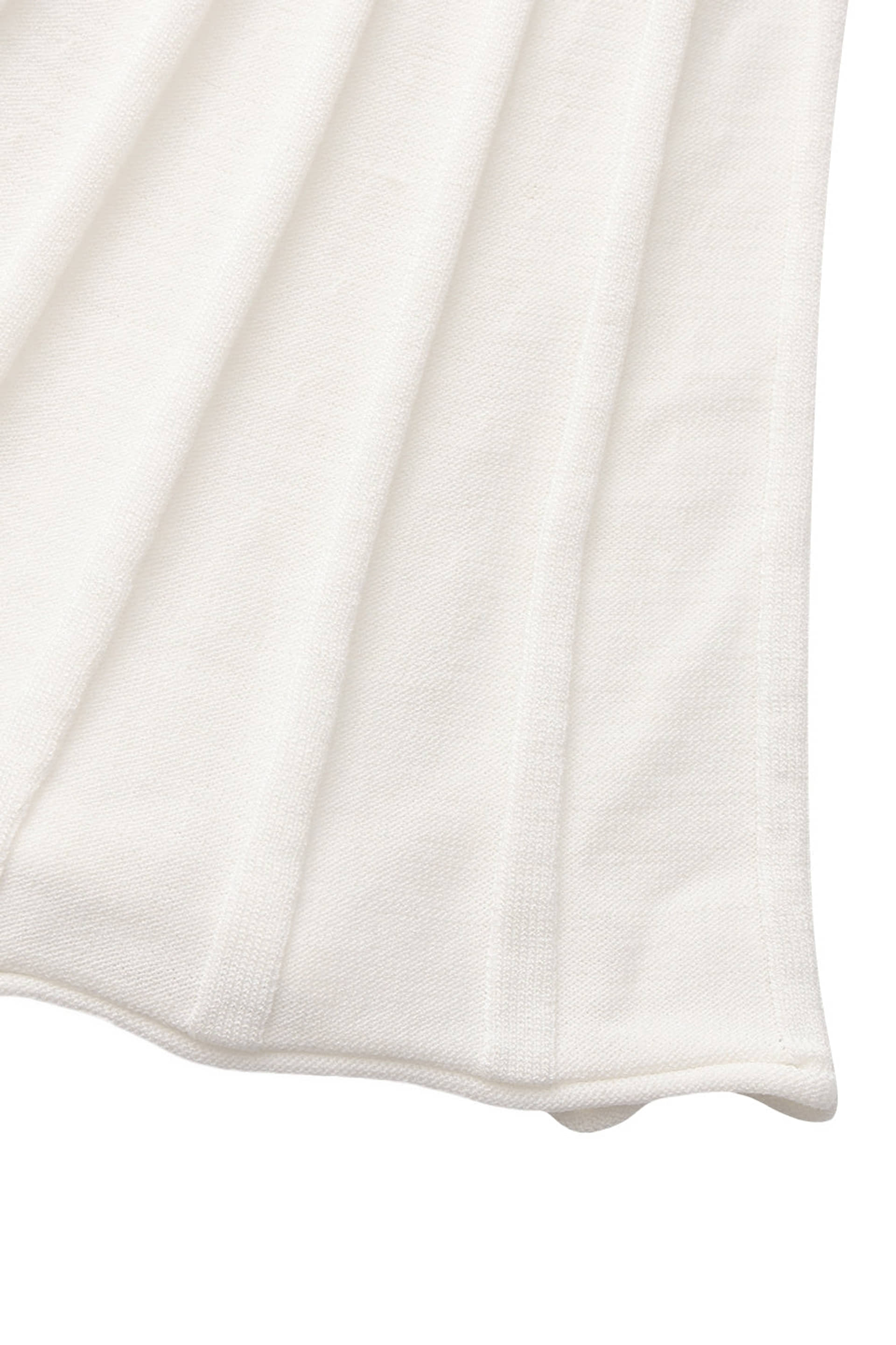 Ava Reverse Halter White Knit Flared Dress made by Nana Jacqueline