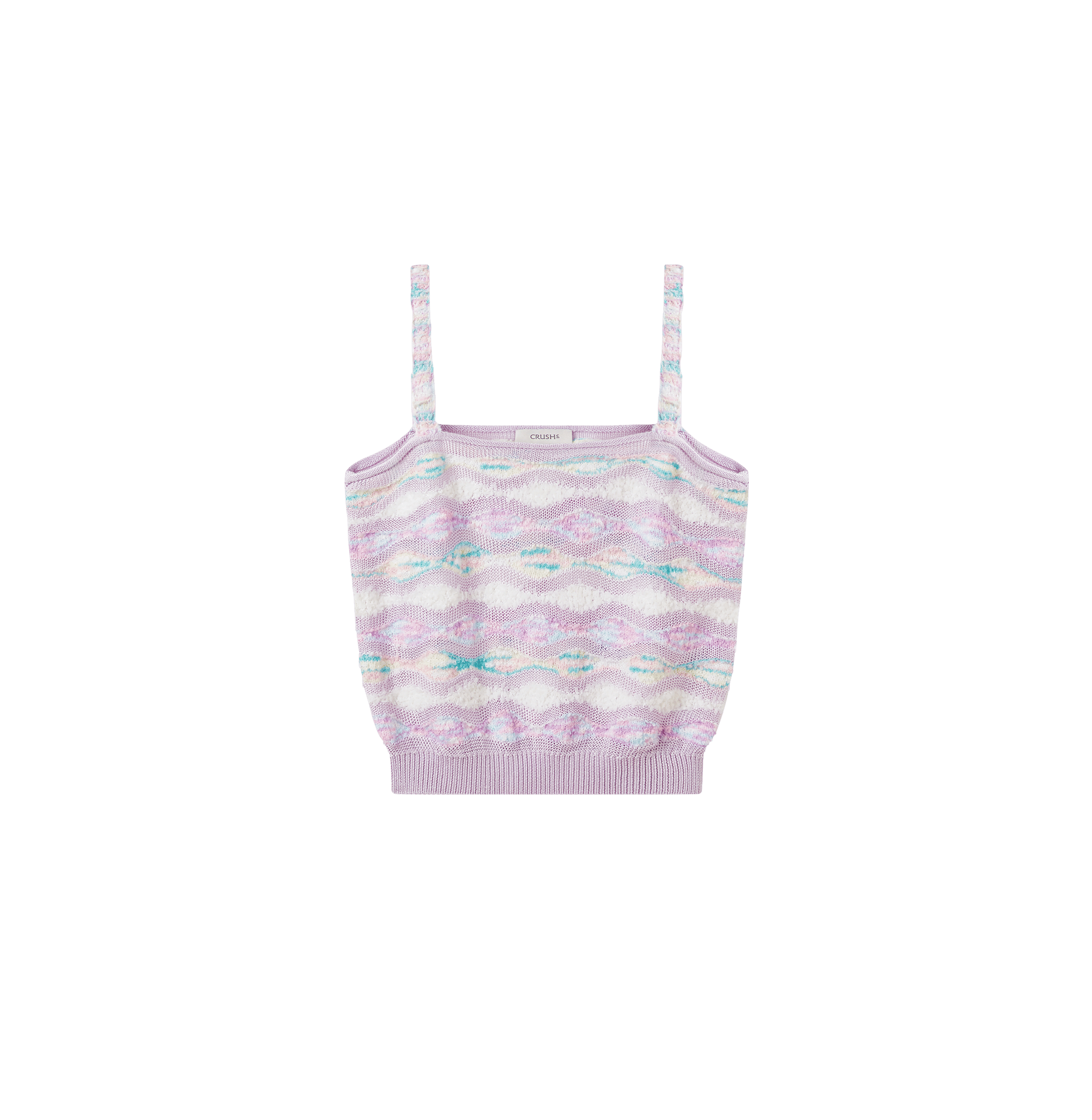 COLORFUL STRIPED TANK TOP in Purple made by CRUSH Collection