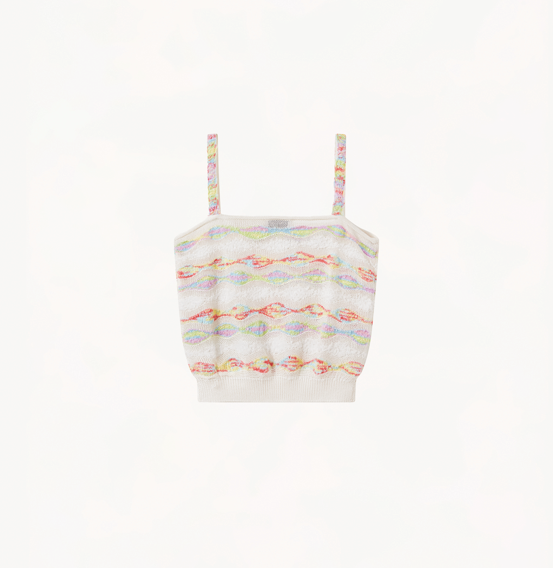 COLORFUL STRIPED TANK TOP in Multi color made by CRUSH Collection