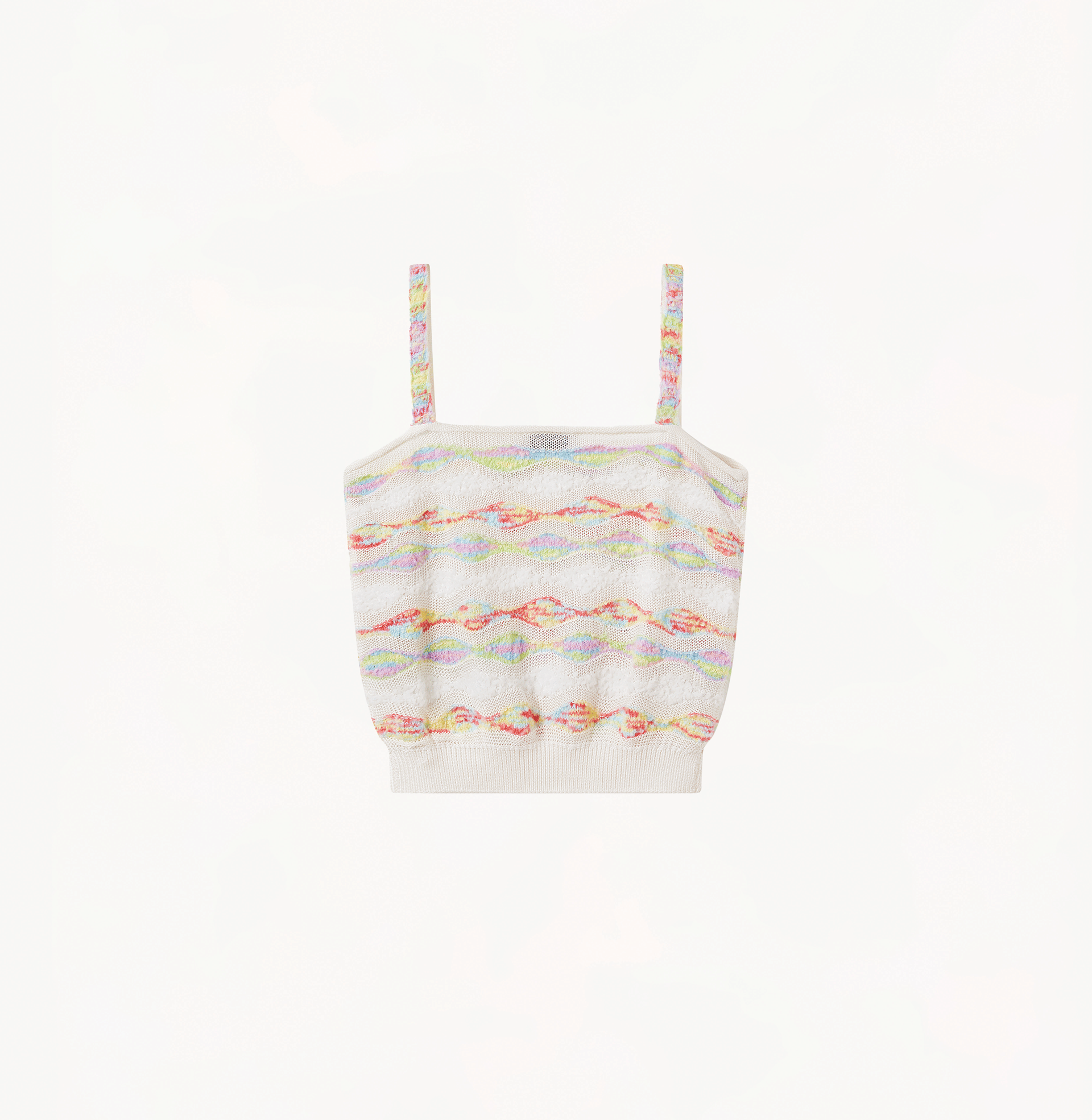 COLORFUL STRIPED TANK TOP in Multi color made by CRUSH Collection