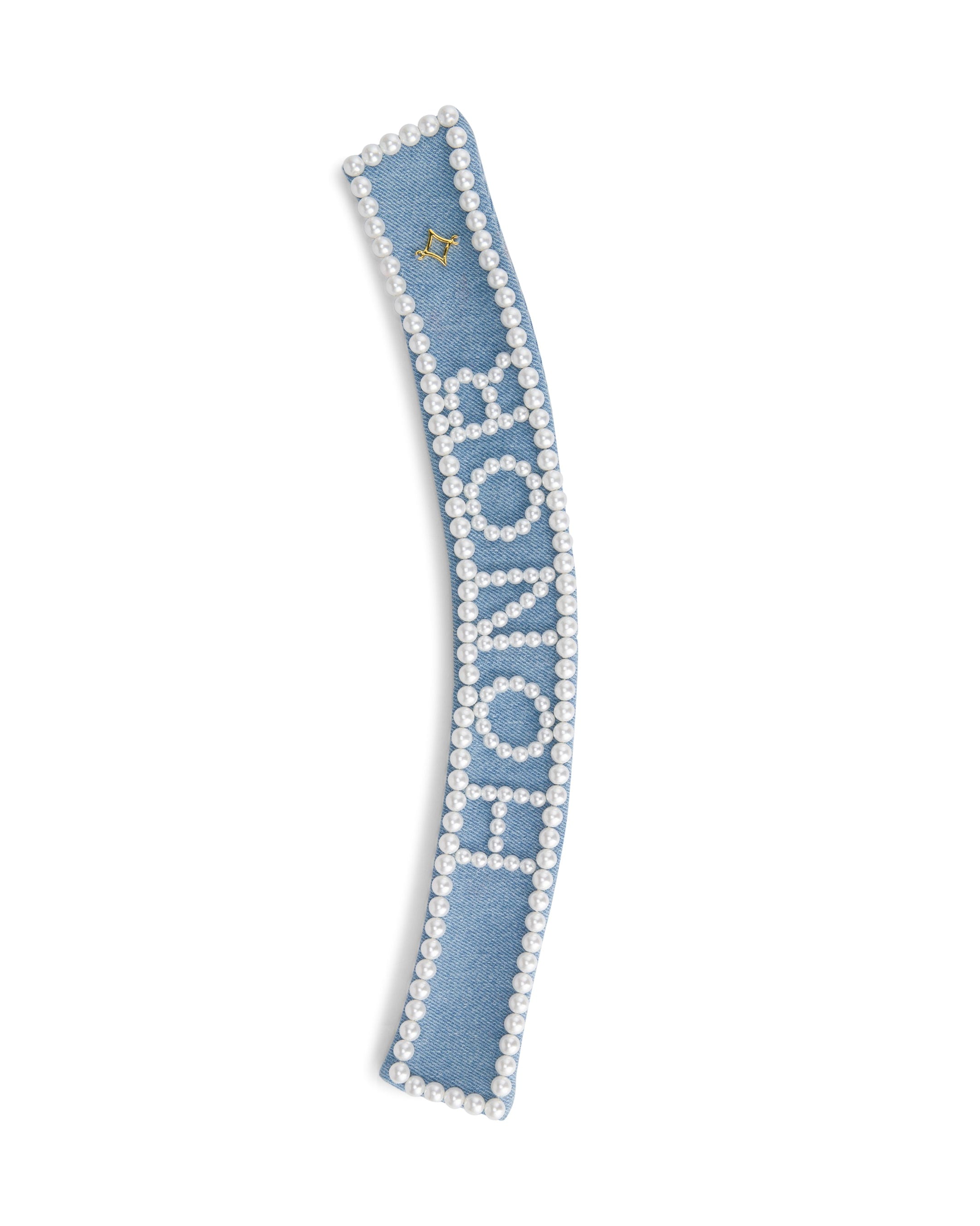 Honor Denim Crystal Choker made by ONORI