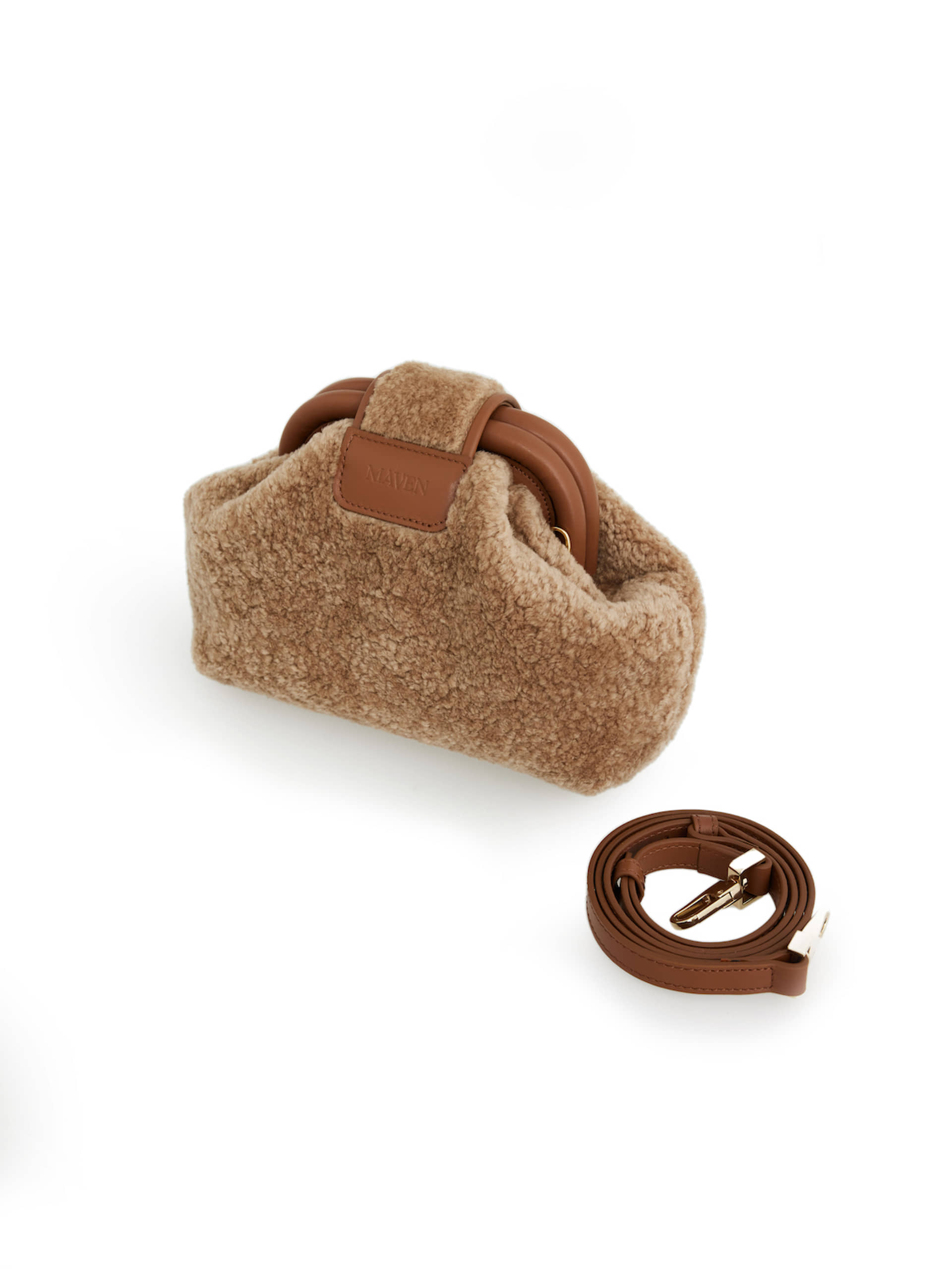 Eva Mini Sütlü Kahve in Brown made by Maven Bag