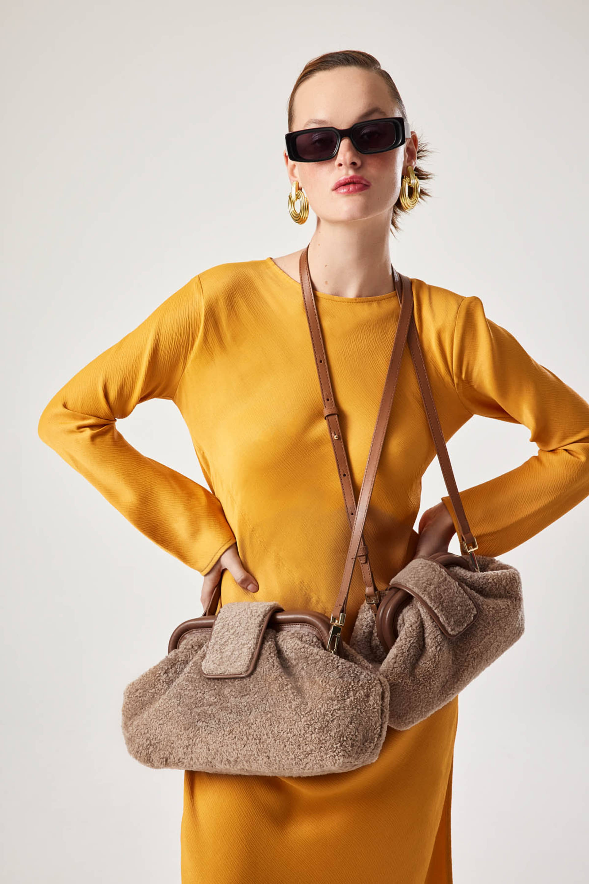 Eva Mini Sütlü Kahve in Brown made by Maven Bag