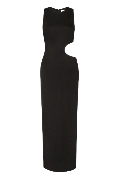 Nicole Black Cutout Dress made by Lora Istanbul
