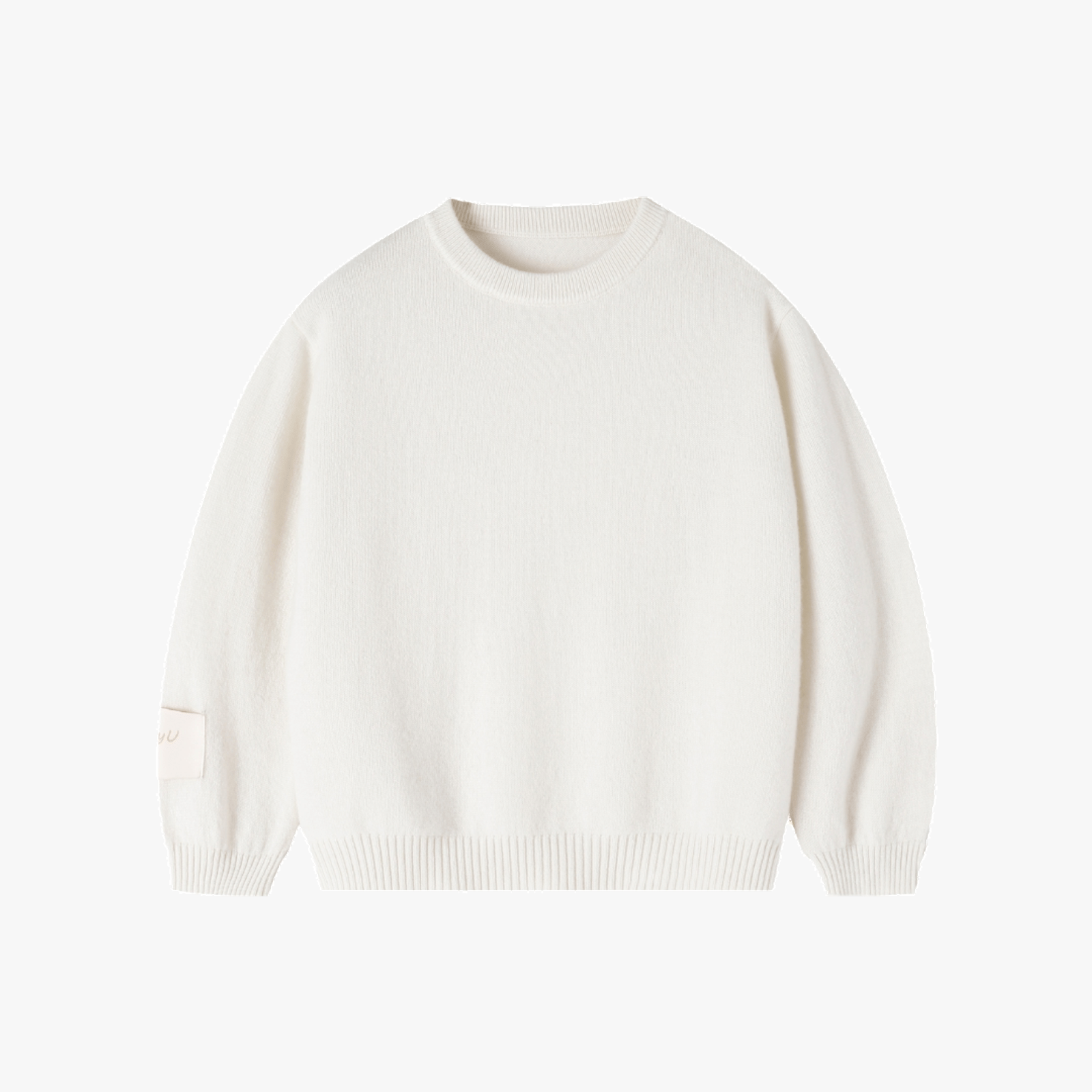 Essential Baby Cashmere Jumper | Snow White made by CozyU