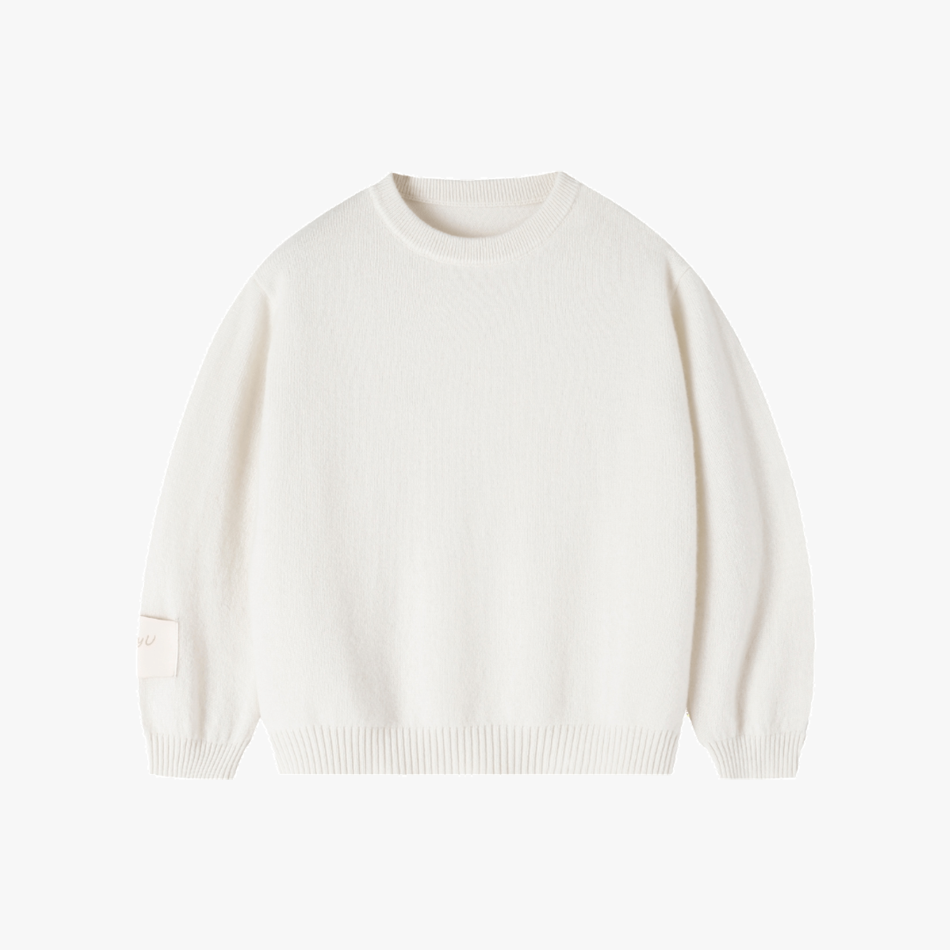 Essential Baby Cashmere Jumper | Snow White made by CozyU