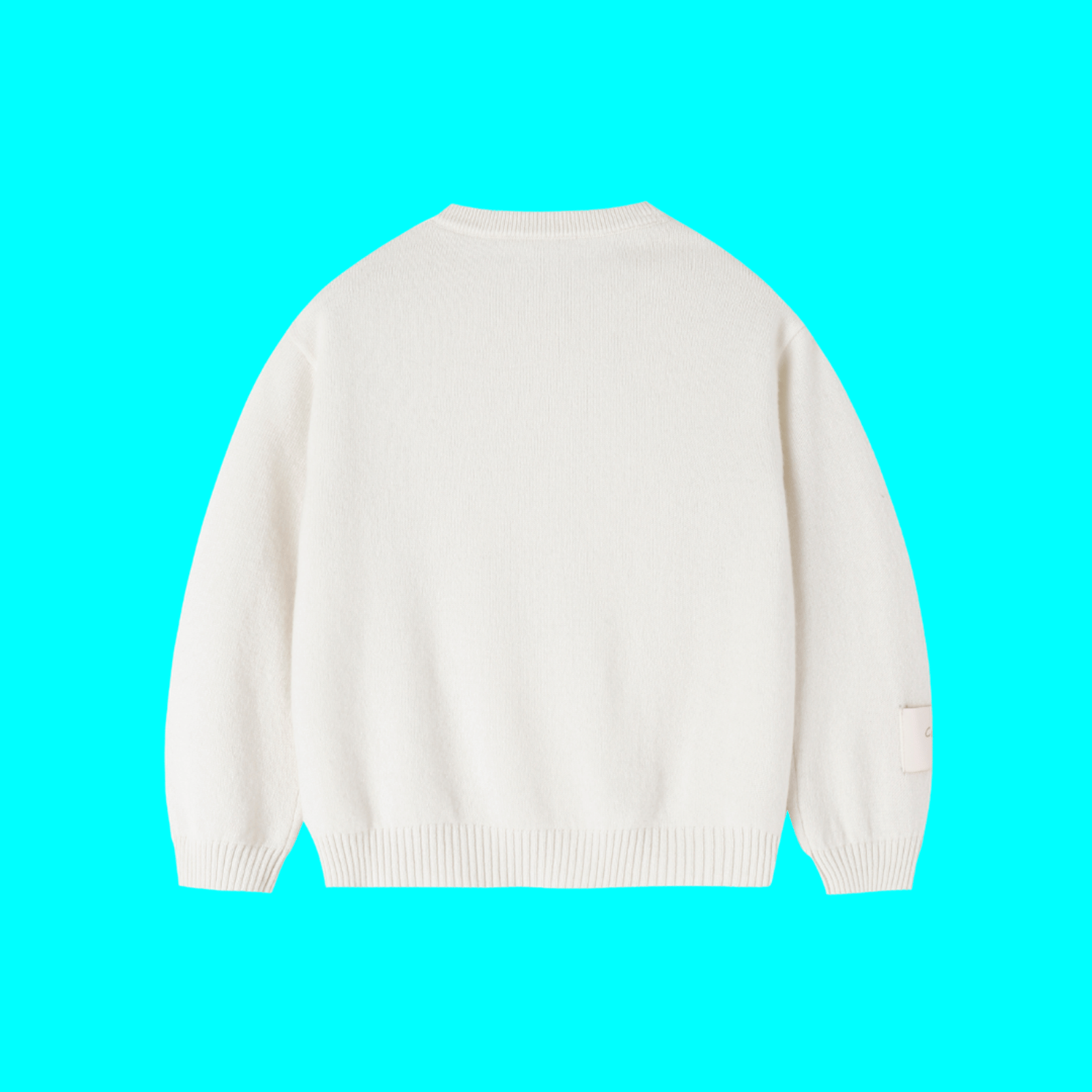 Essential Baby Cashmere Jumper | Snow White made by CozyU