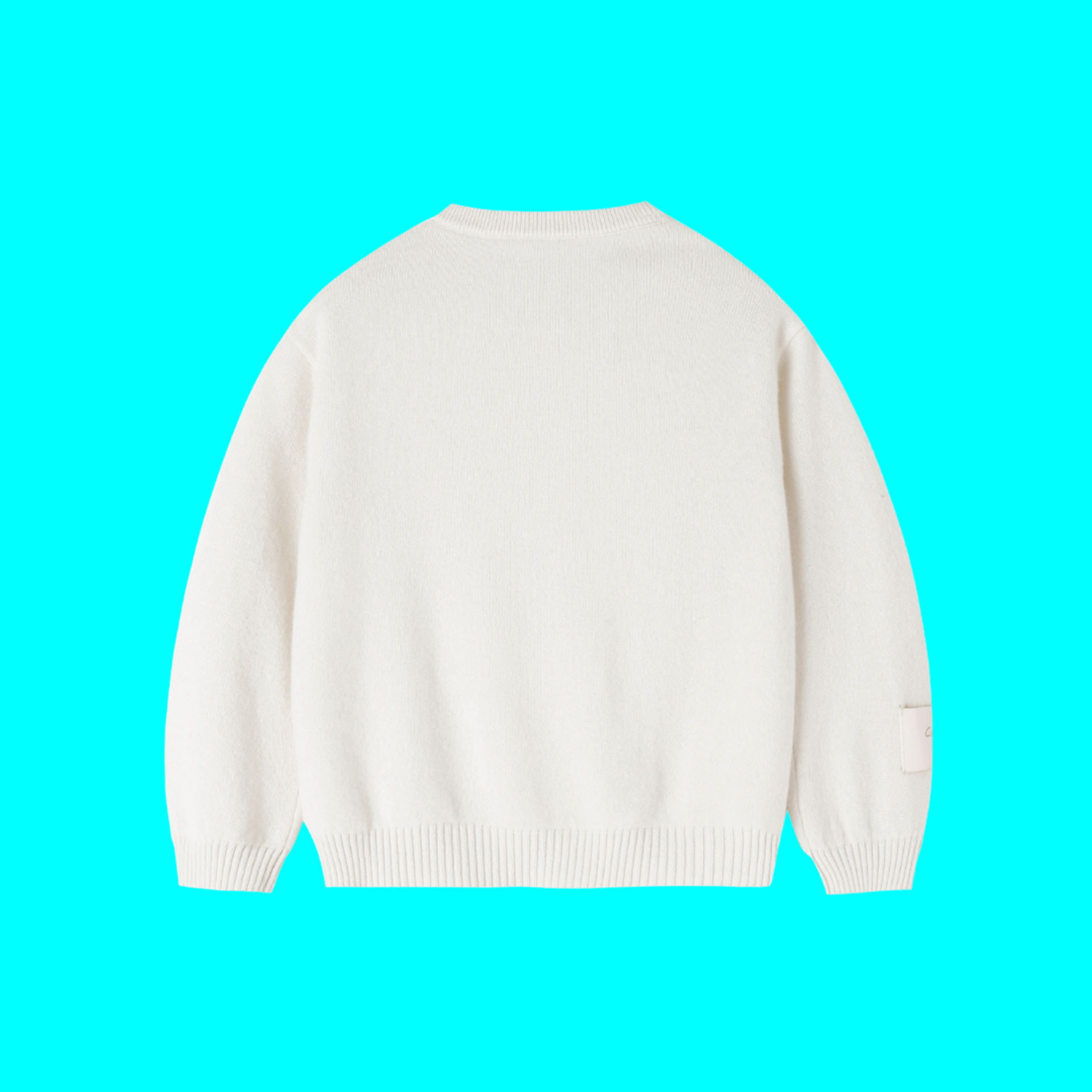 Essential Baby Cashmere Jumper | Snow White made by CozyU