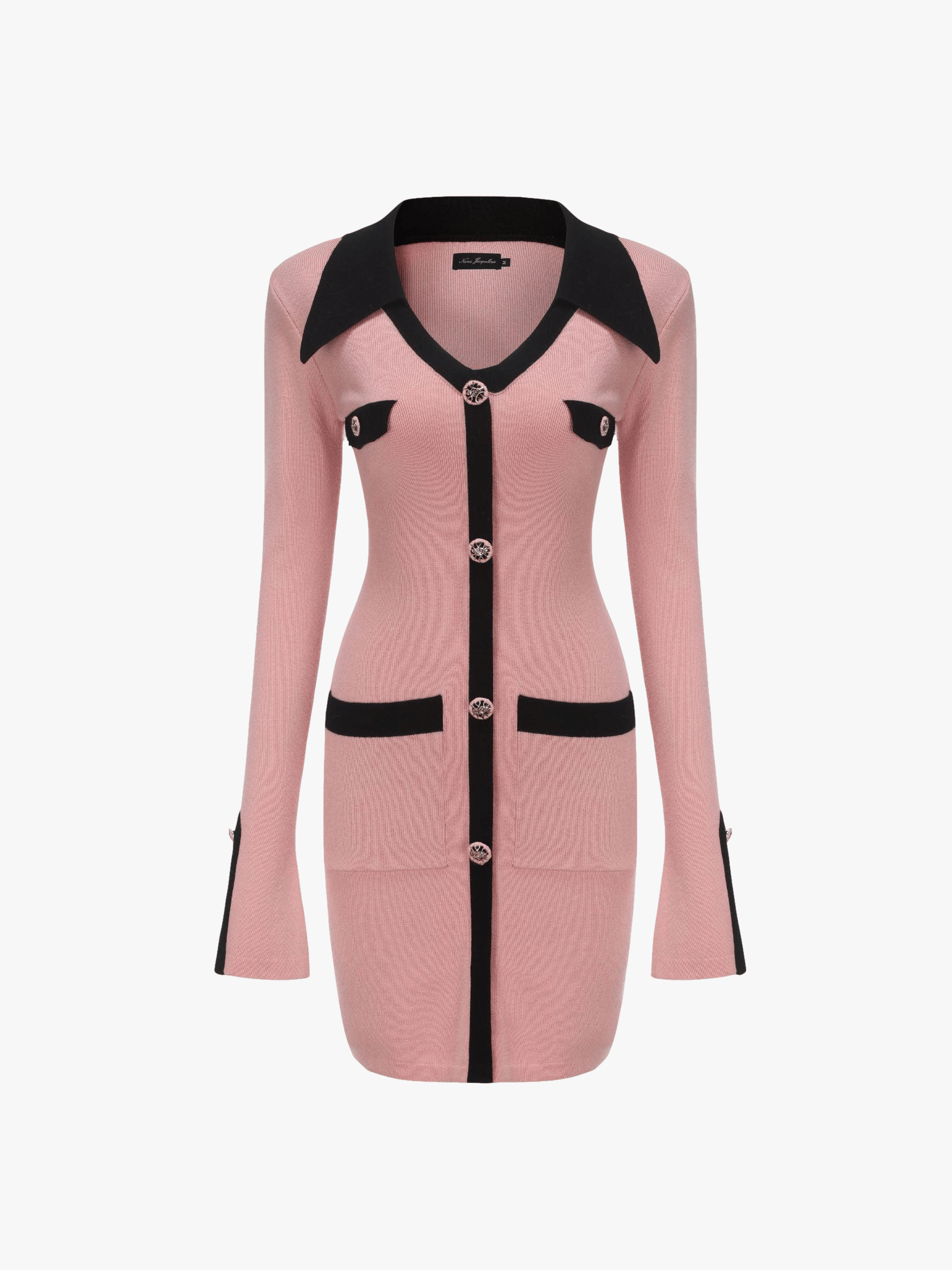 Ada Knit Dress in Pink made by Nana Jacqueline