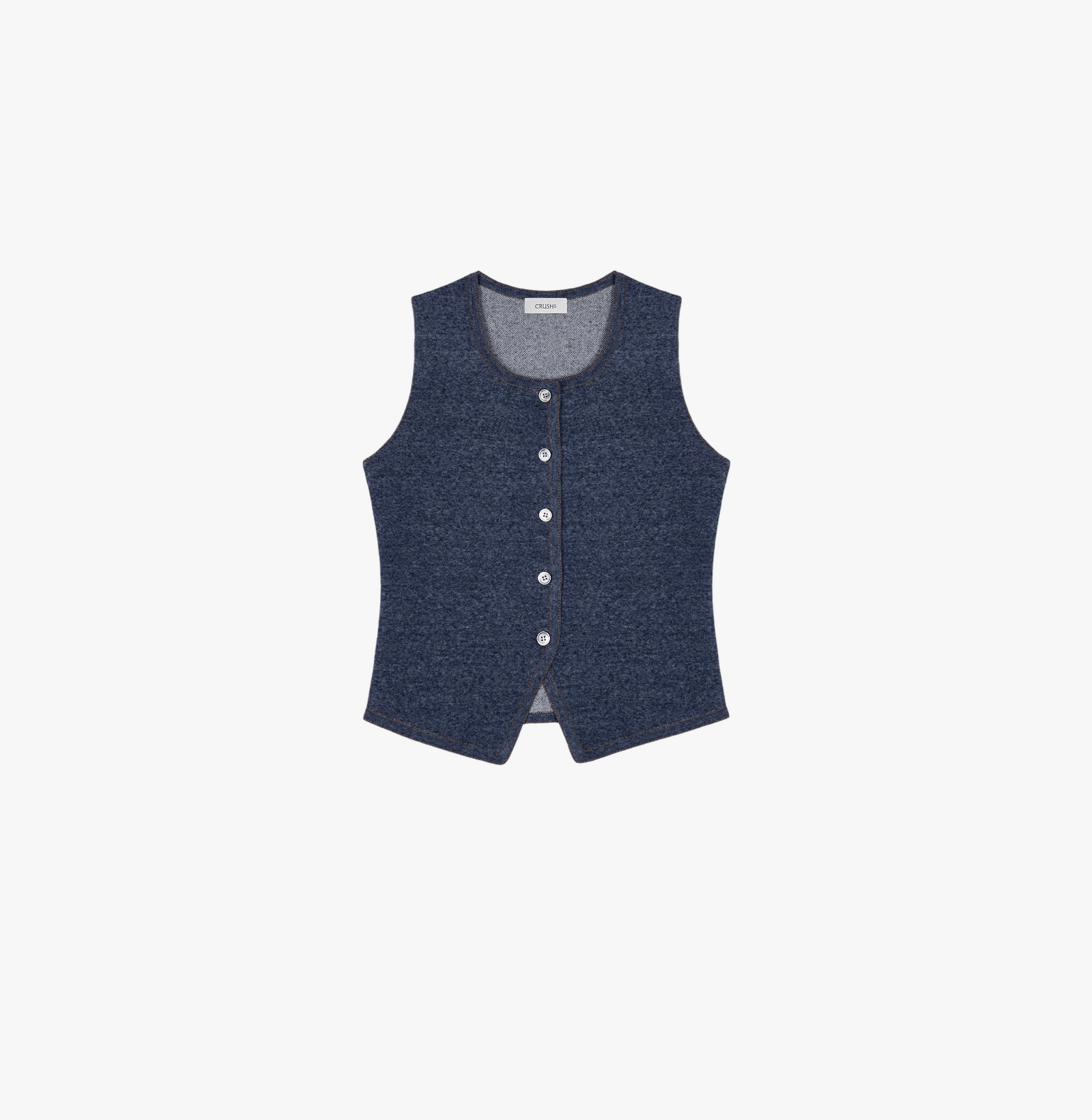 CASUAL DENIM VEST made by CRUSH Collection