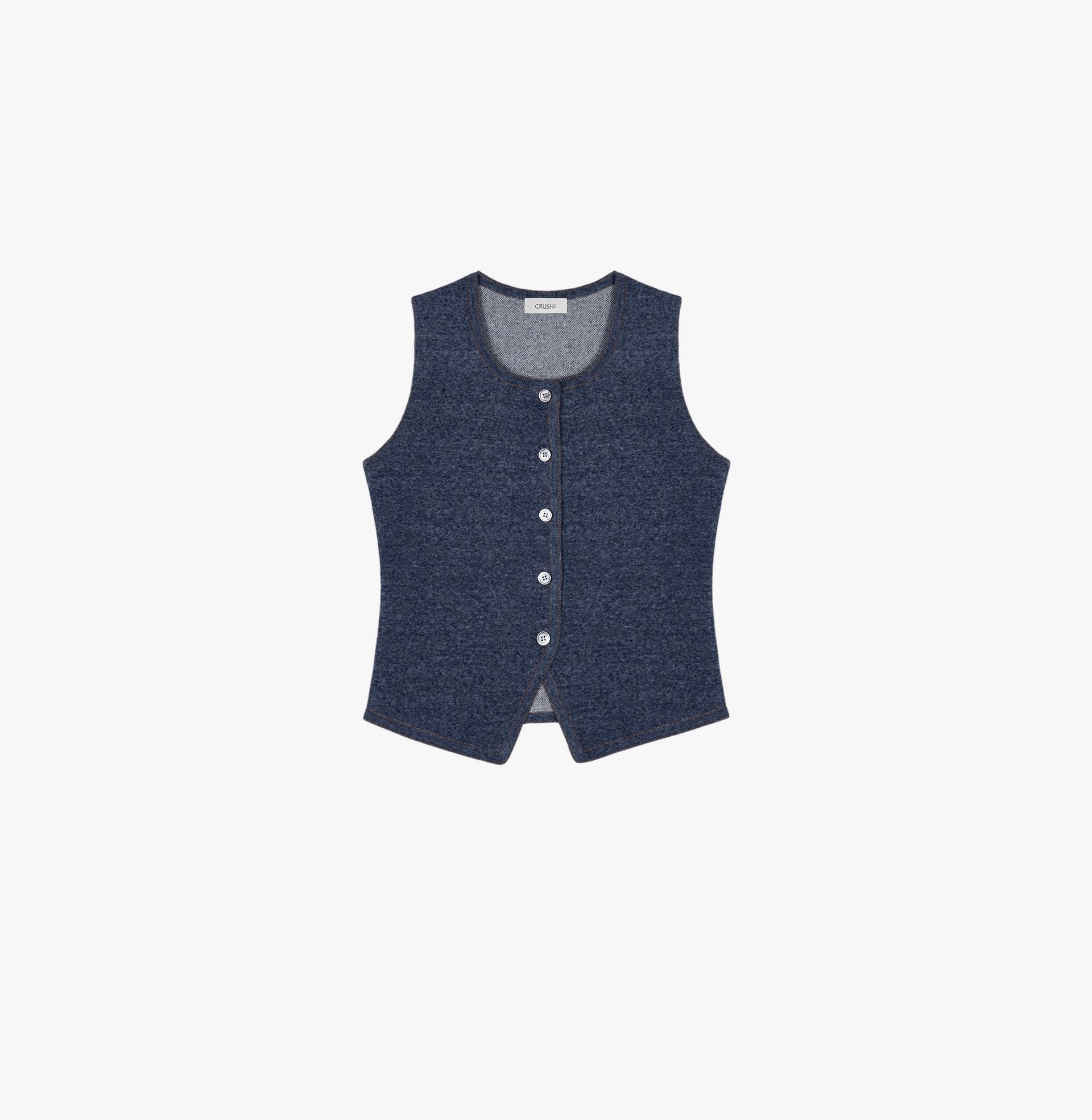 CASUAL DENIM VEST made by CRUSH Collection