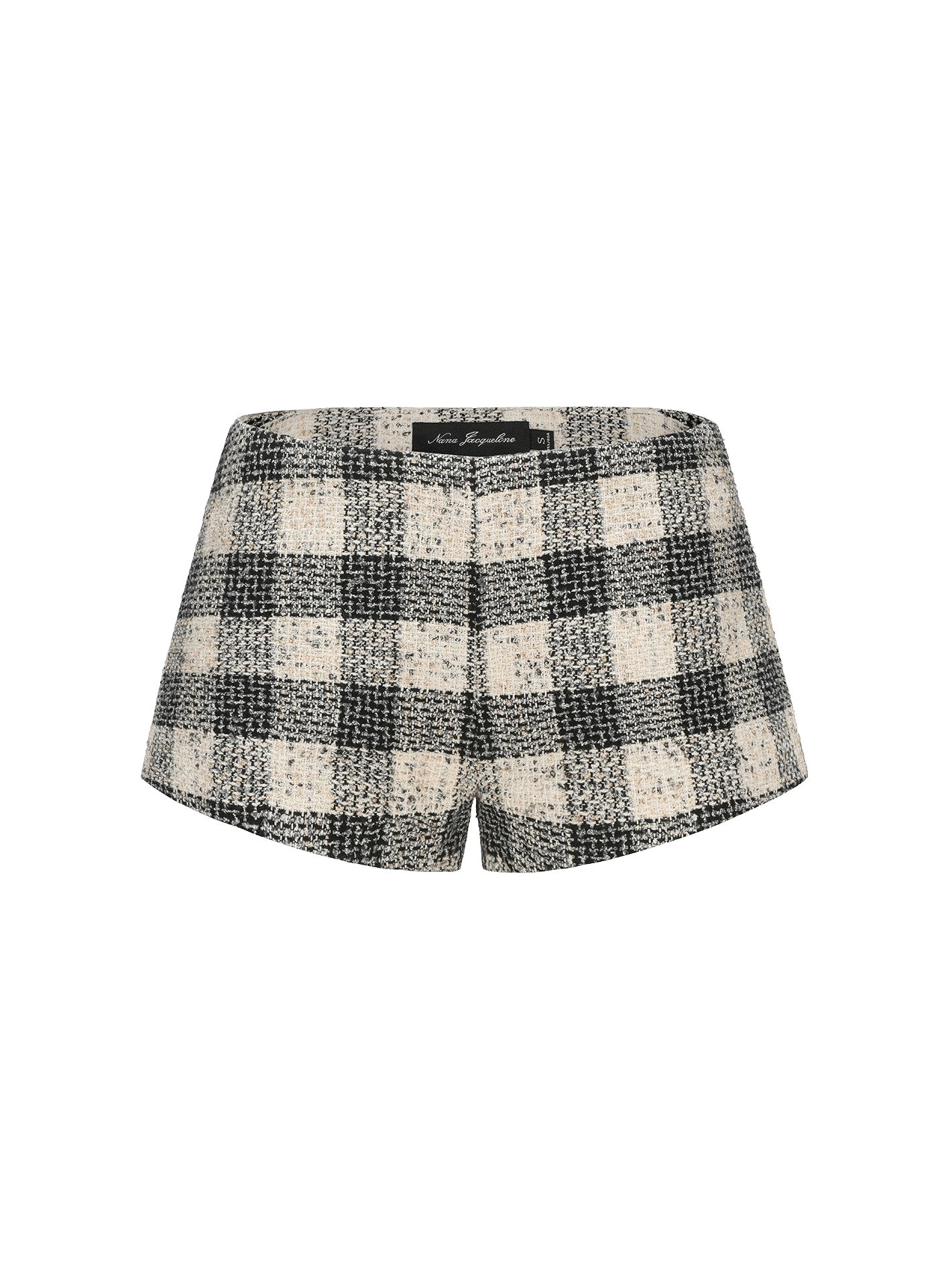 Anabella Shorts (Black Checkered) made by Nana Jacqueline