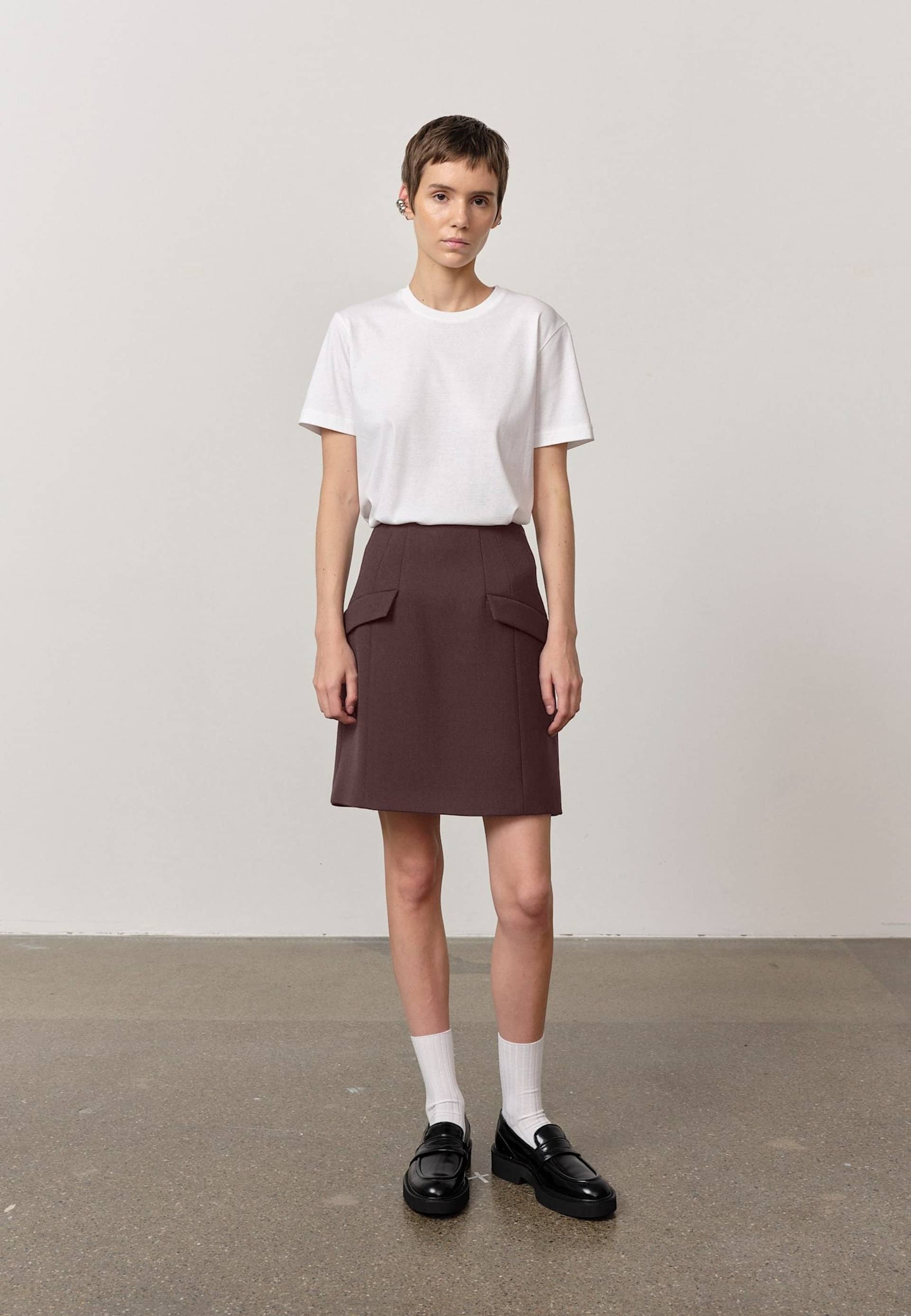 Benjamin Skirt - Mahogany made by HERSKIND
