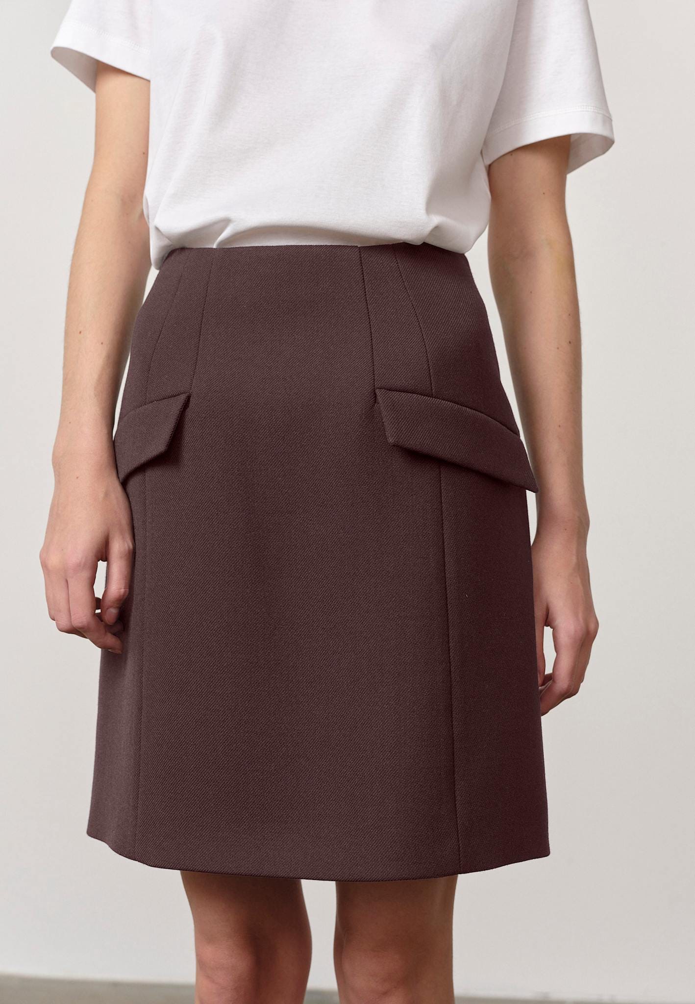 Benjamin Skirt - Mahogany made by HERSKIND