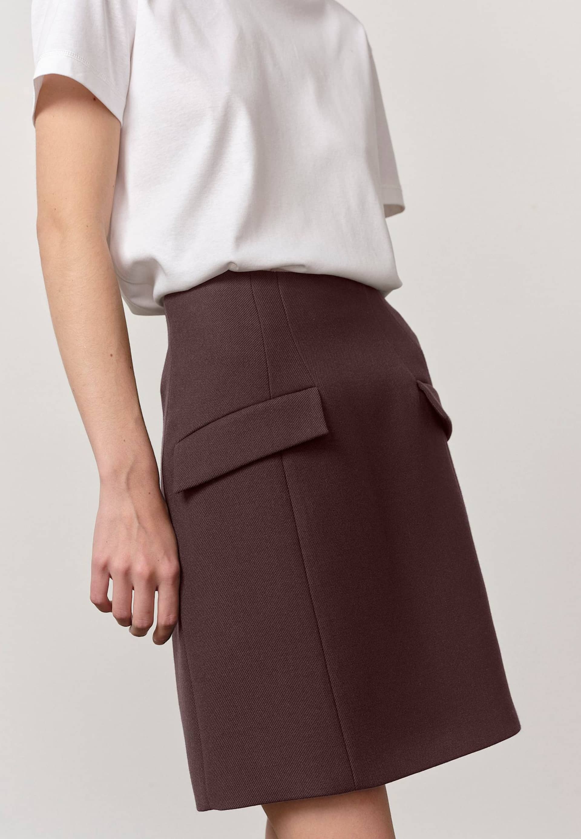 Benjamin Skirt - Mahogany made by HERSKIND