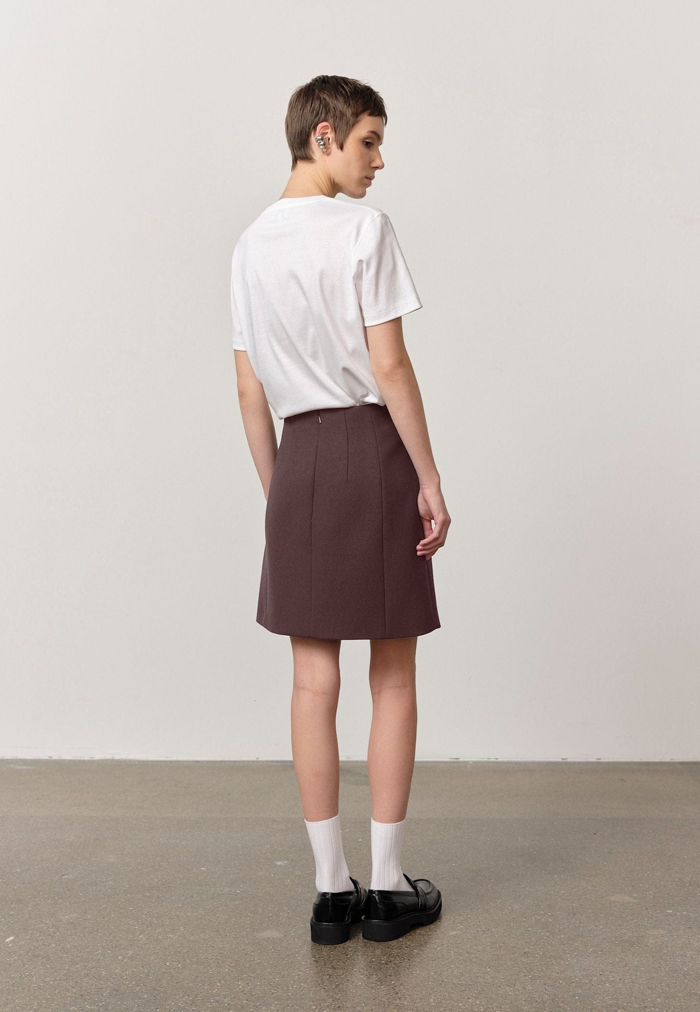 Benjamin Skirt - Mahogany made by HERSKIND