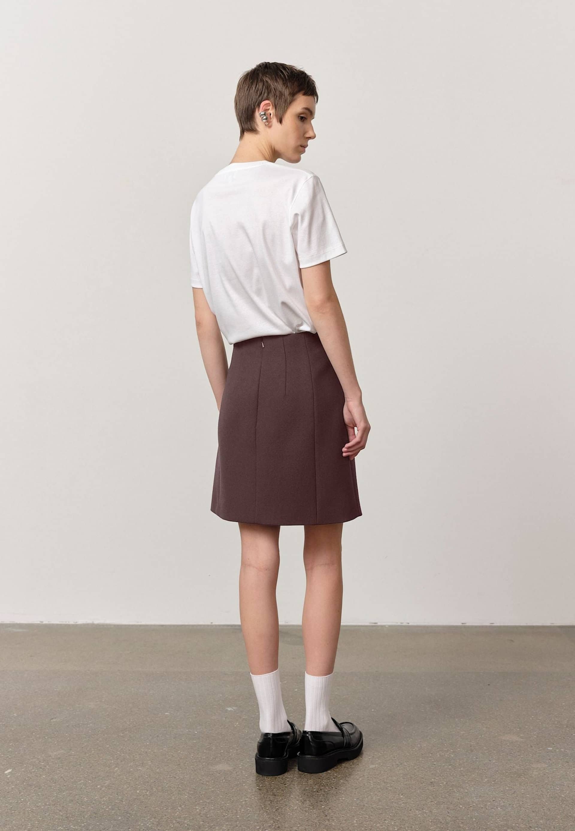 Benjamin Skirt - Mahogany made by HERSKIND