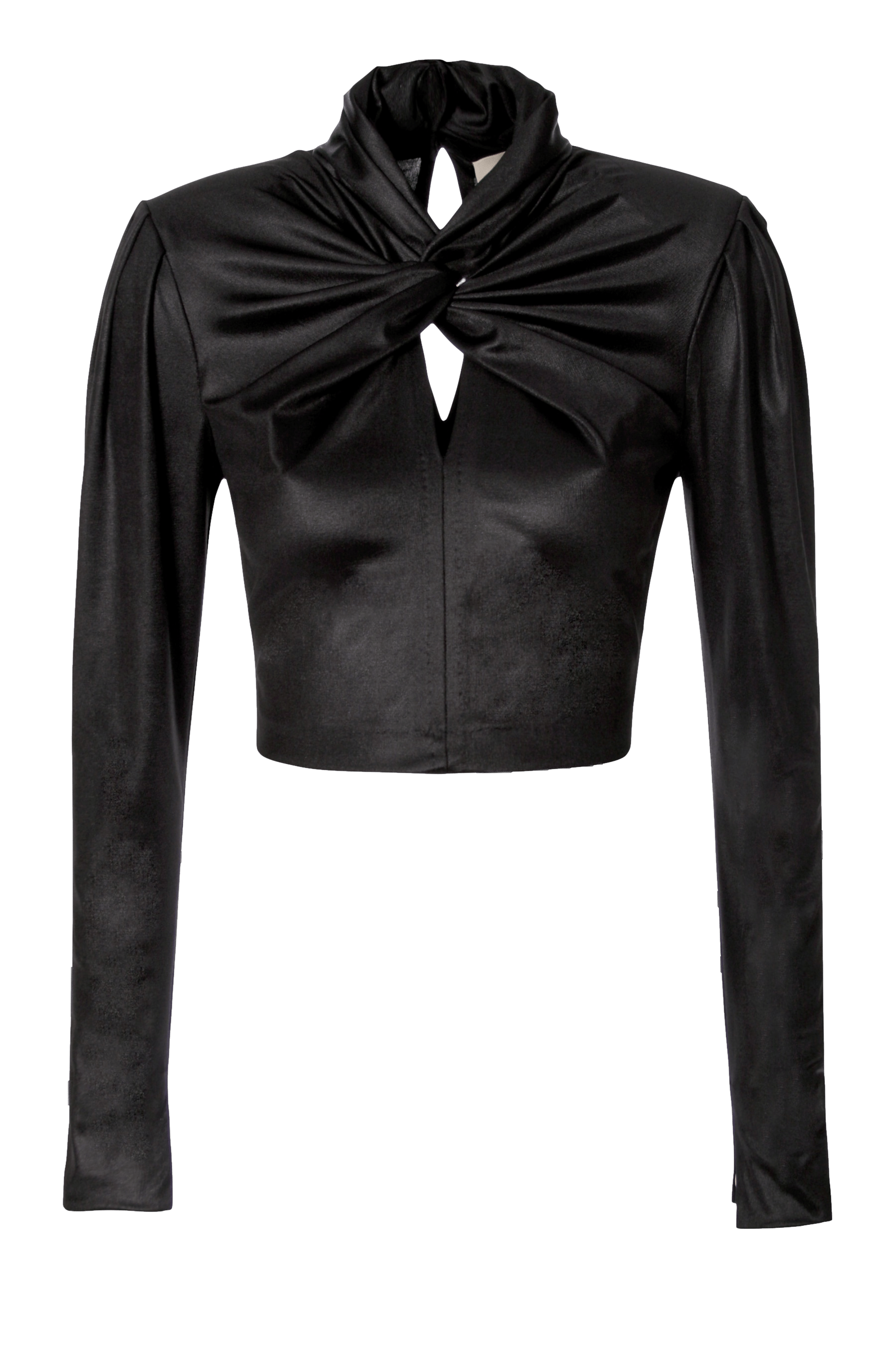 Blouse Dalia Power Black in Black made by HALEWSKI