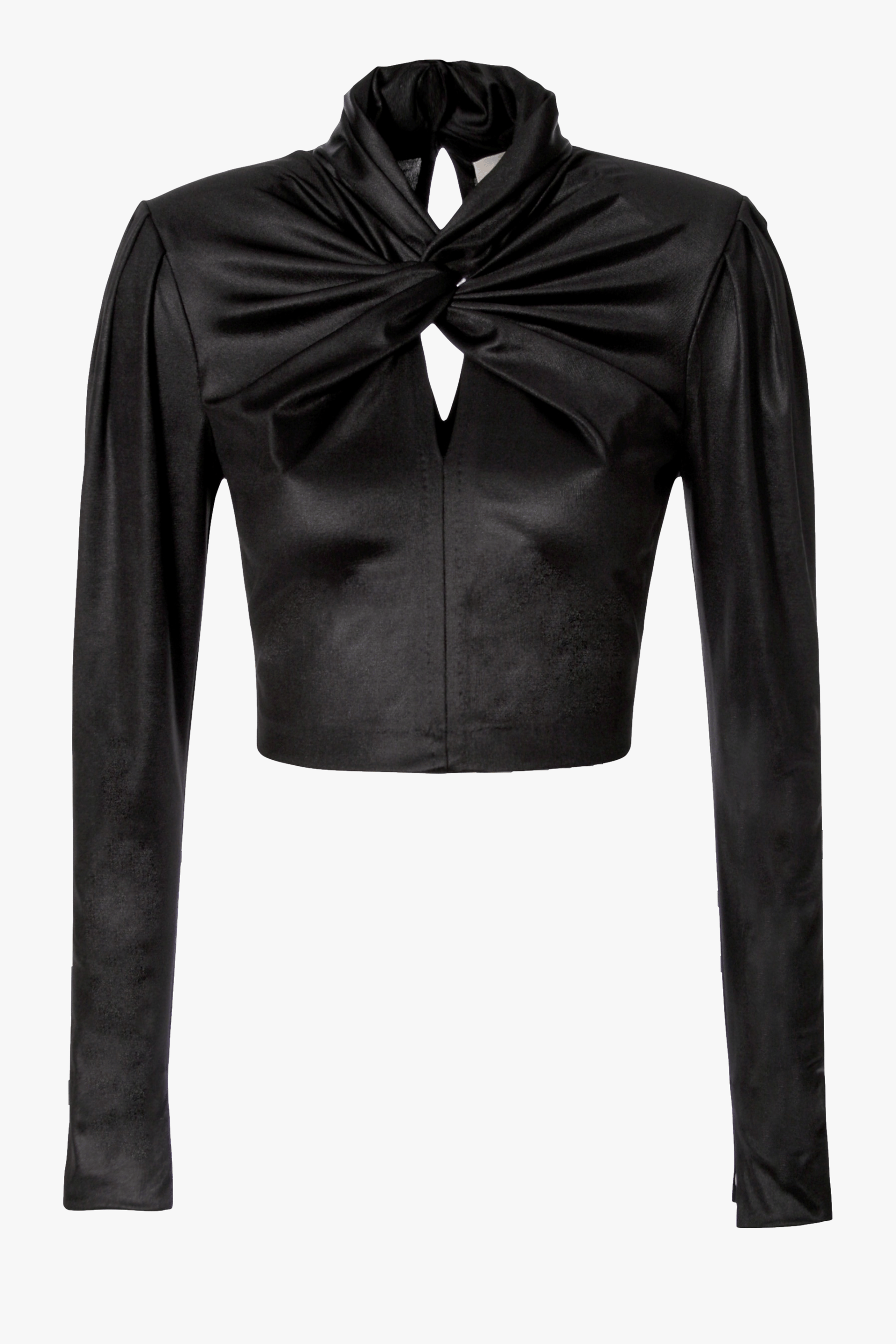 Blouse Dalia Power Black in Black made by HALEWSKI