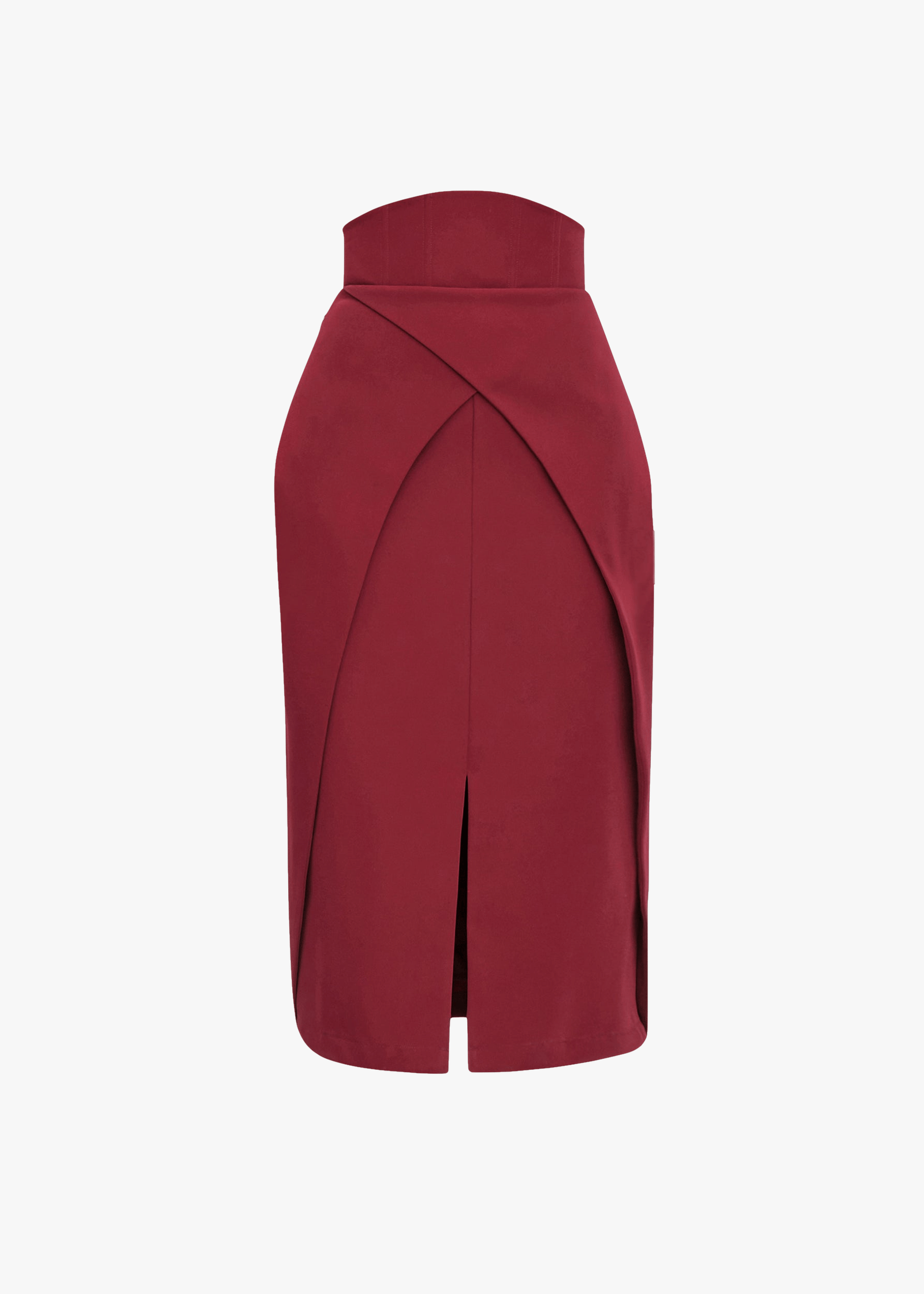 SITA CORSET SKIRT - PLUM made by Andrea Iyamah